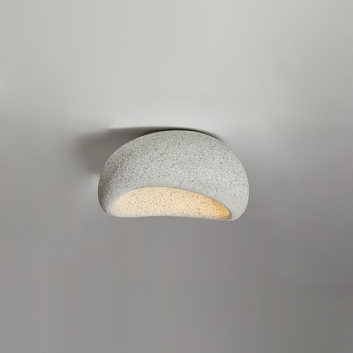 Arlena Ceiling Lamp with Japanese Wabi-Sabi Moon