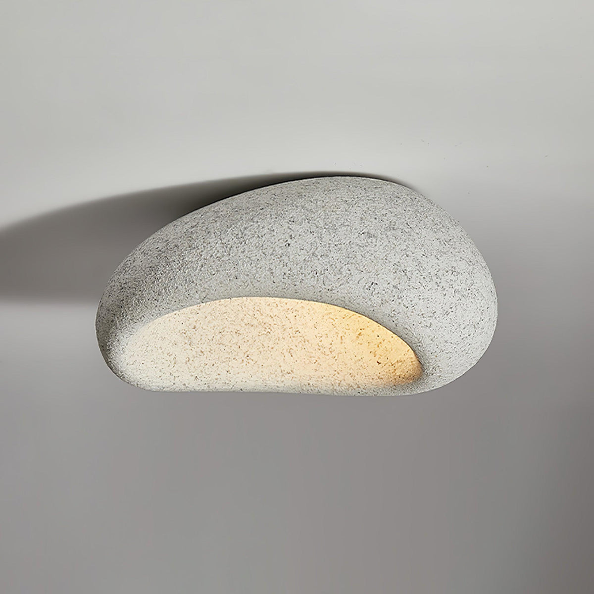 Arlena Ceiling Lamp with Japanese Wabi-Sabi Moon