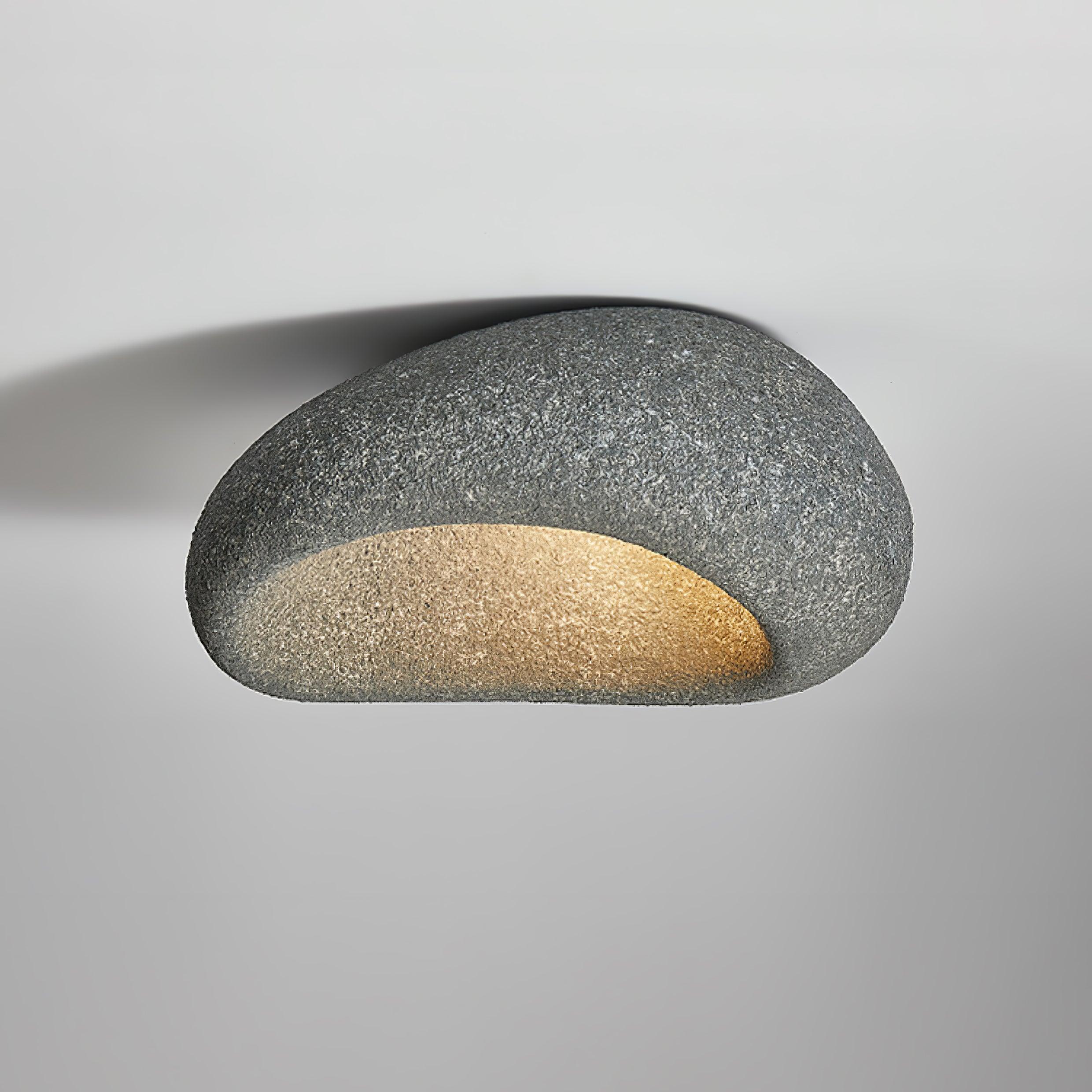 Arlena Ceiling Lamp with Japanese Wabi-Sabi Moon