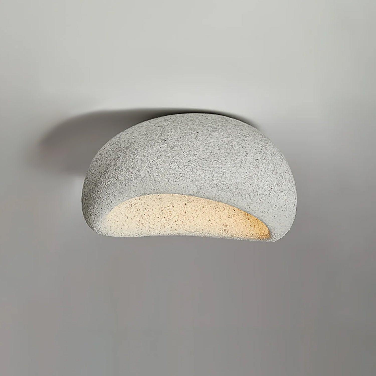 Arlena Ceiling Lamp with Japanese Wabi-Sabi Moon