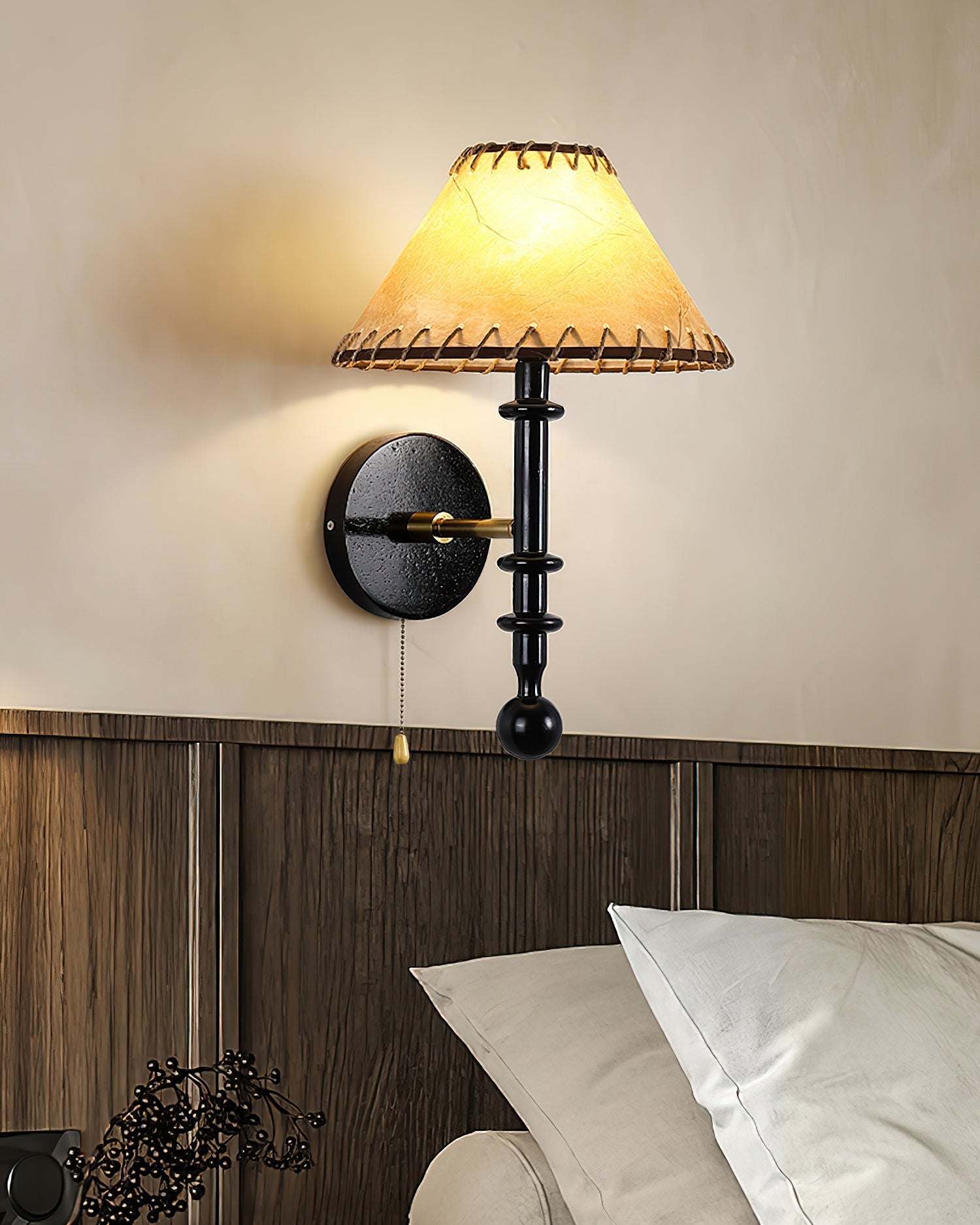 Hearthwood Wall Lamp - Neutral Decor