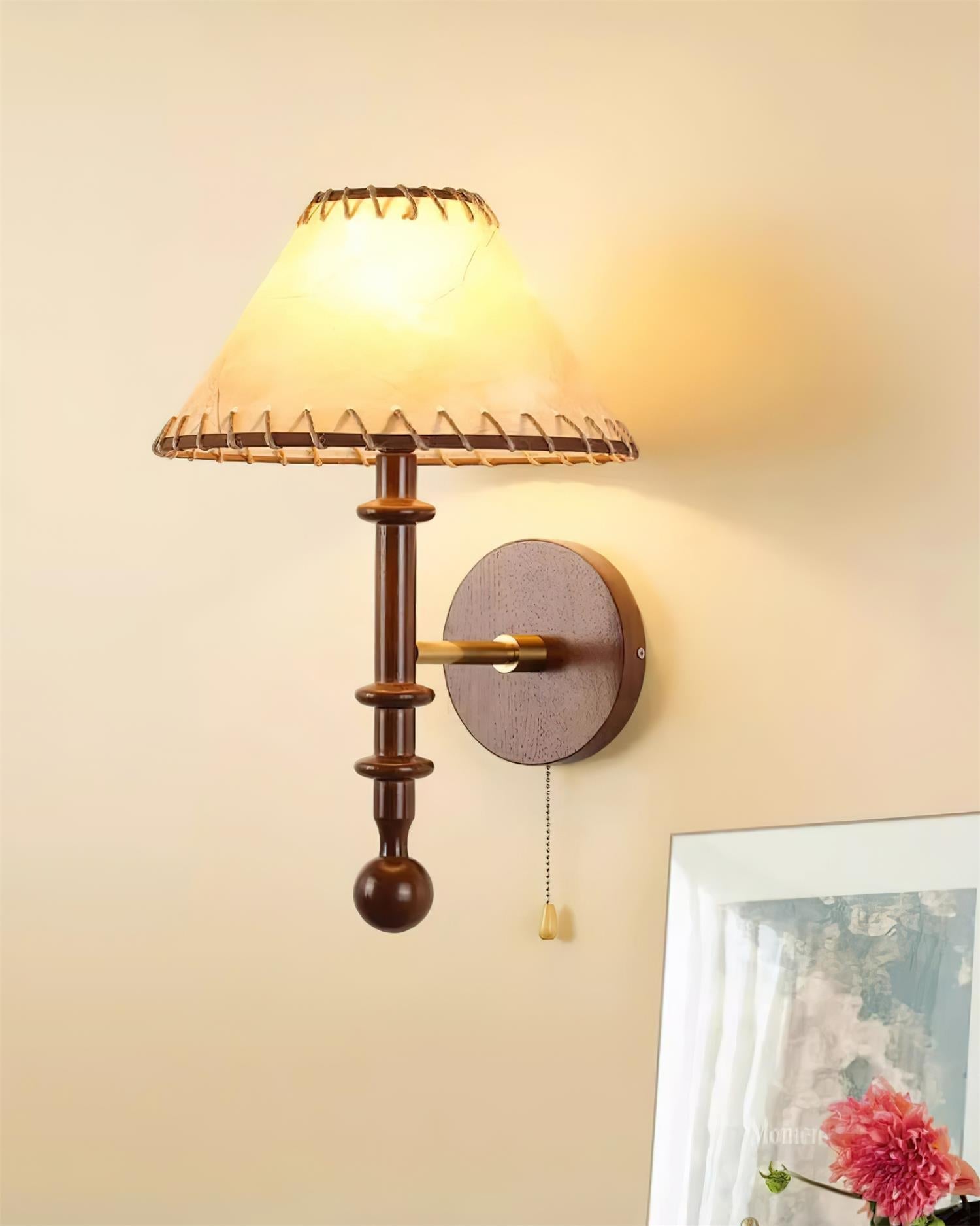 Hearthwood Wall Lamp - Neutral Decor