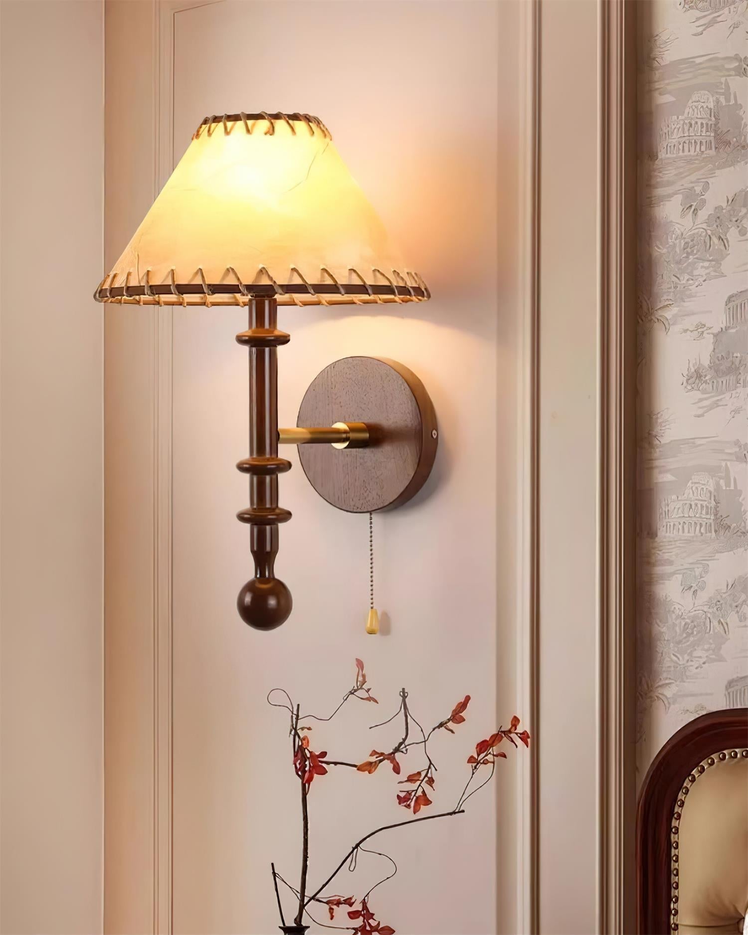 Hearthwood Wall Lamp - Neutral Decor