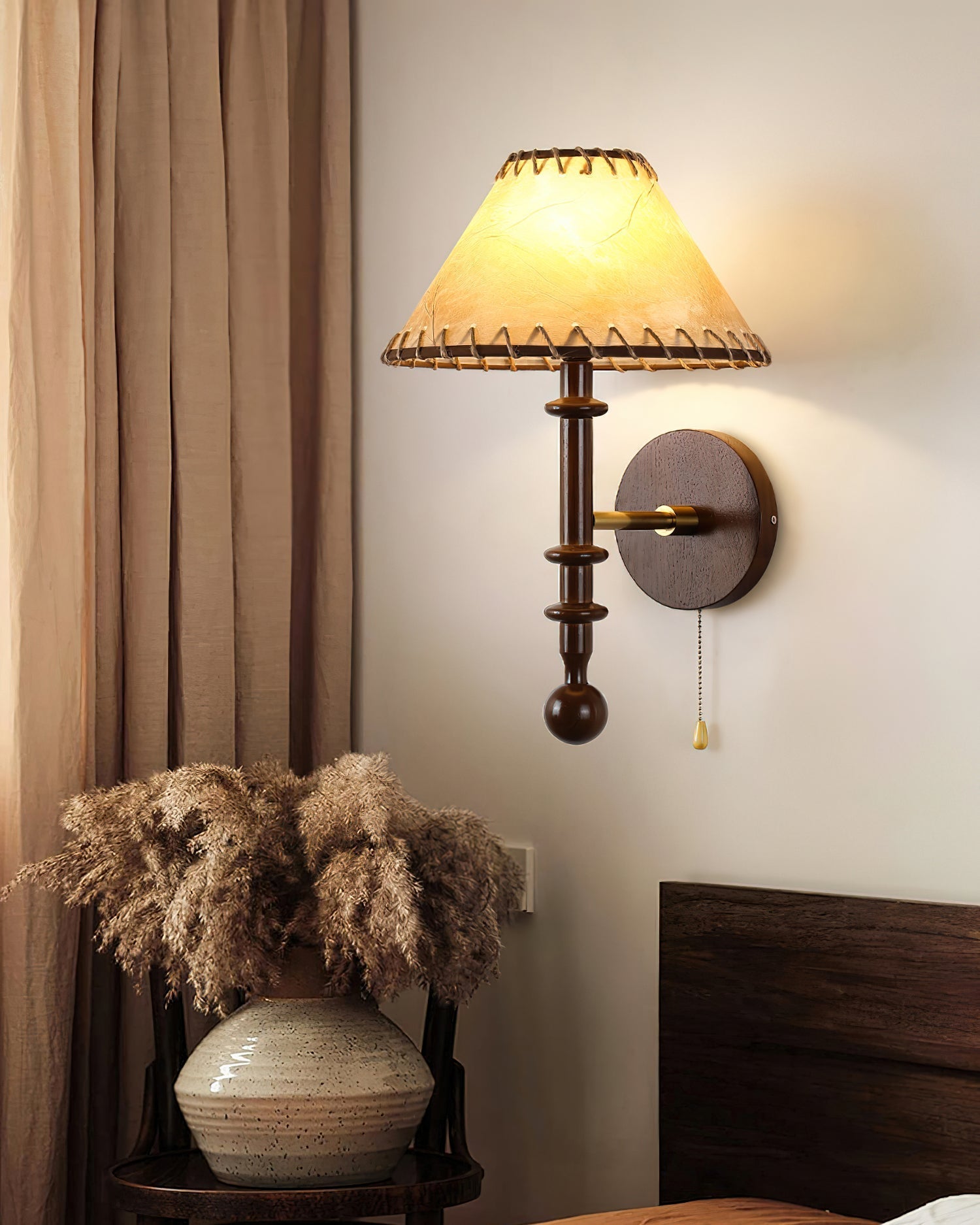 Hearthwood Wall Lamp - Neutral Decor