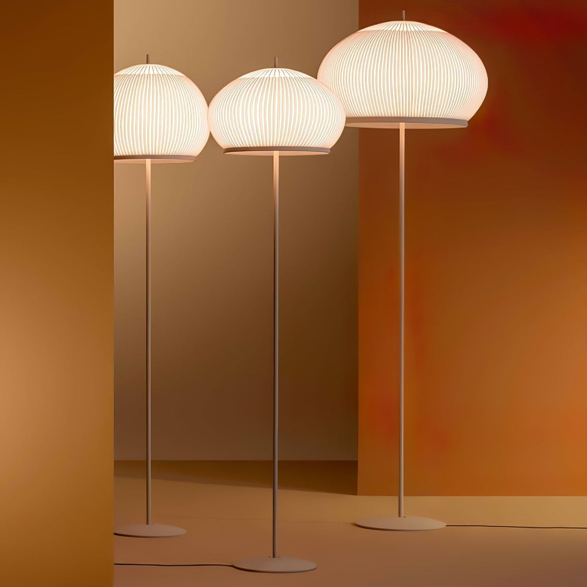 Sorenix Steel Fabric Floor Lamp