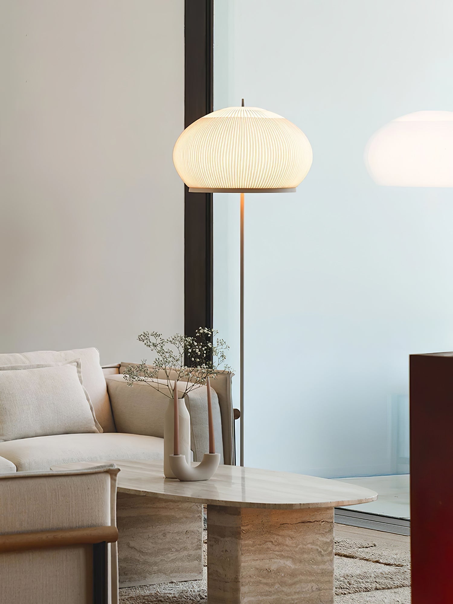 Sorenix Steel Fabric Floor Lamp