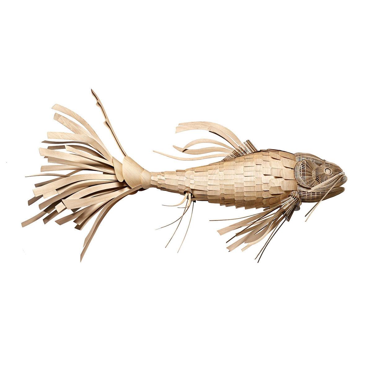 KOI Chandelier Wooden Fish Handmade
