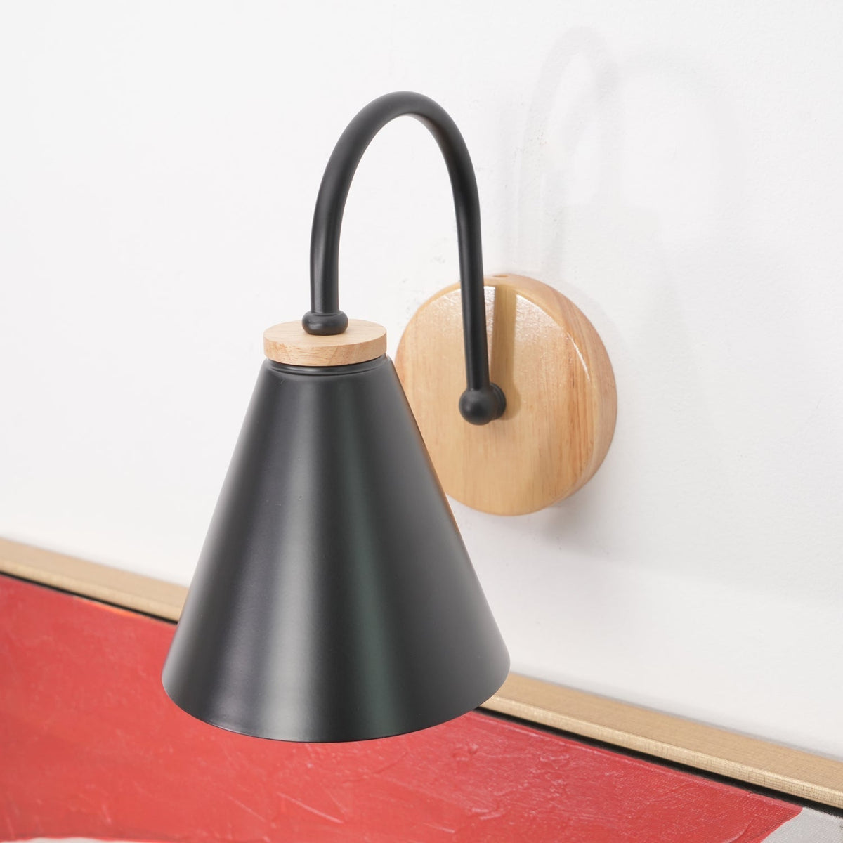 Rinorielle Unique Classic Wooden Wall Lamp
