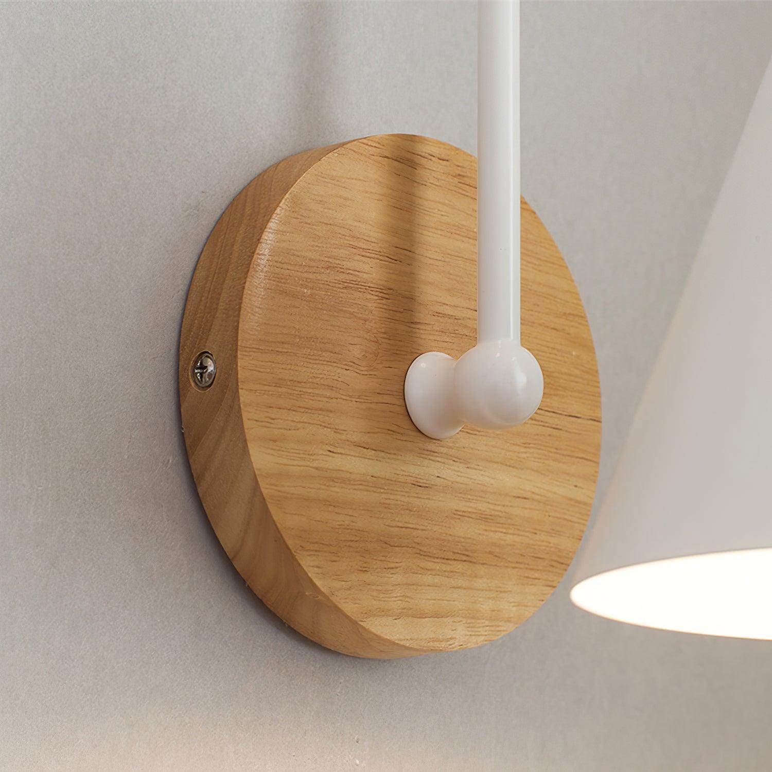 Rinorielle Unique Classic Wooden Wall Lamp