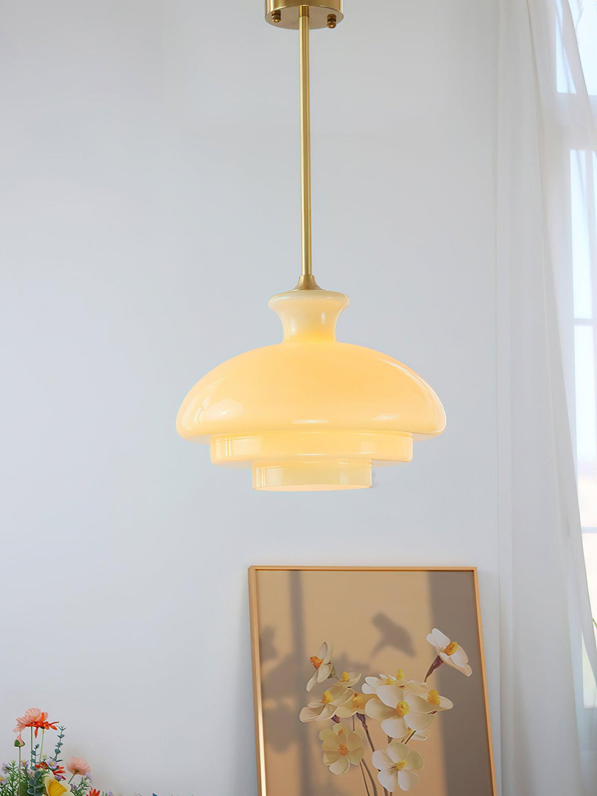 Sunbeam Modern Glass Pendant Lamp