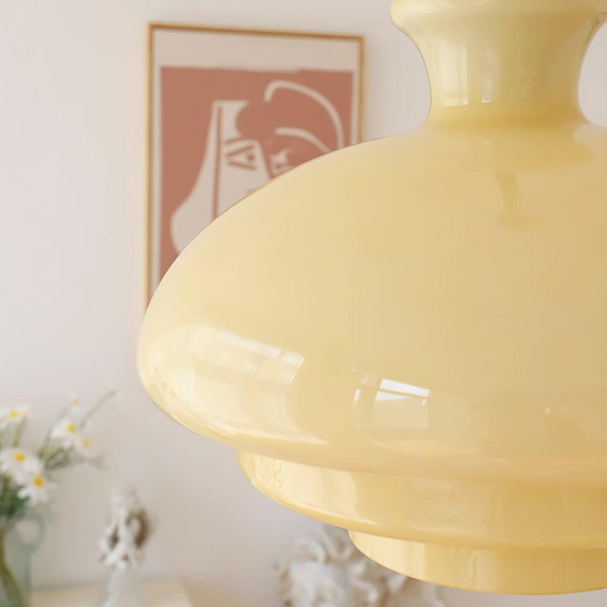 Sunbeam Modern Glass Pendant Lamp