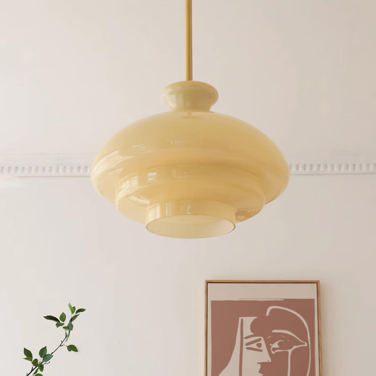 Sunbeam Modern Glass Pendant Lamp