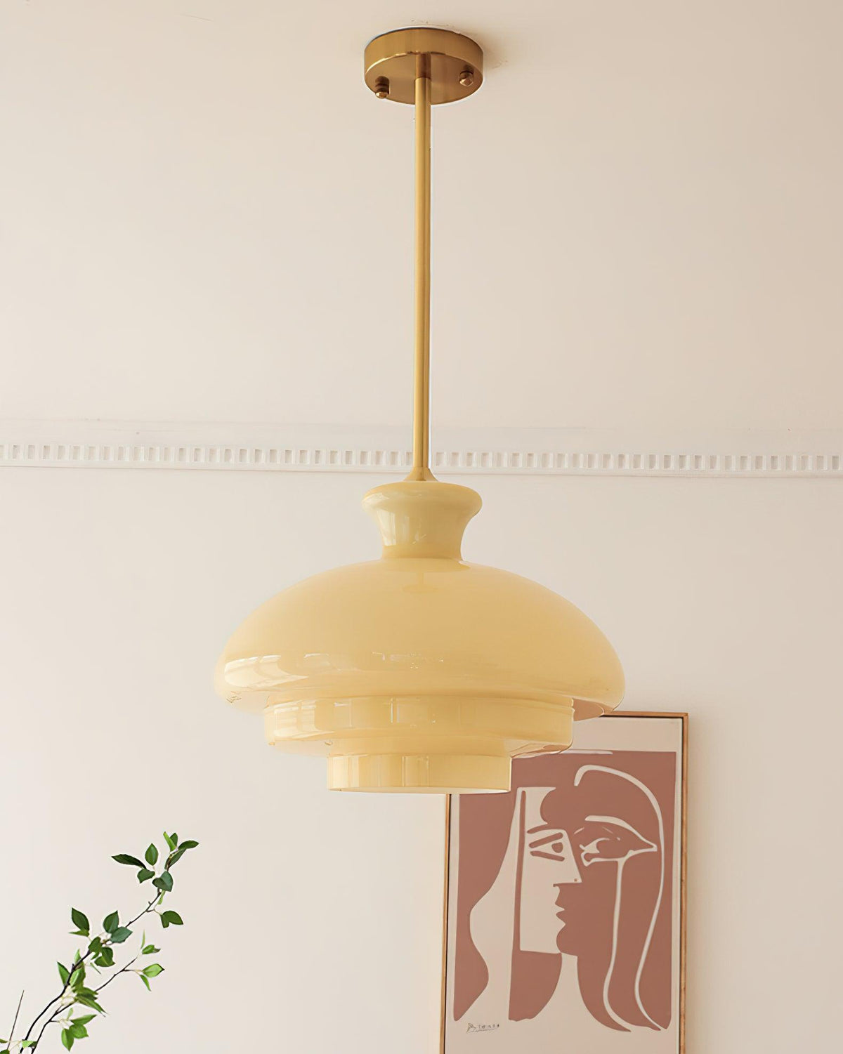 Sunbeam Modern Glass Pendant Lamp