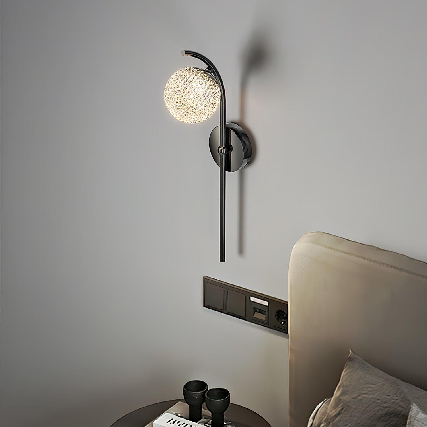 Urineth Premium Nordic Art Crystal Wall Lamp