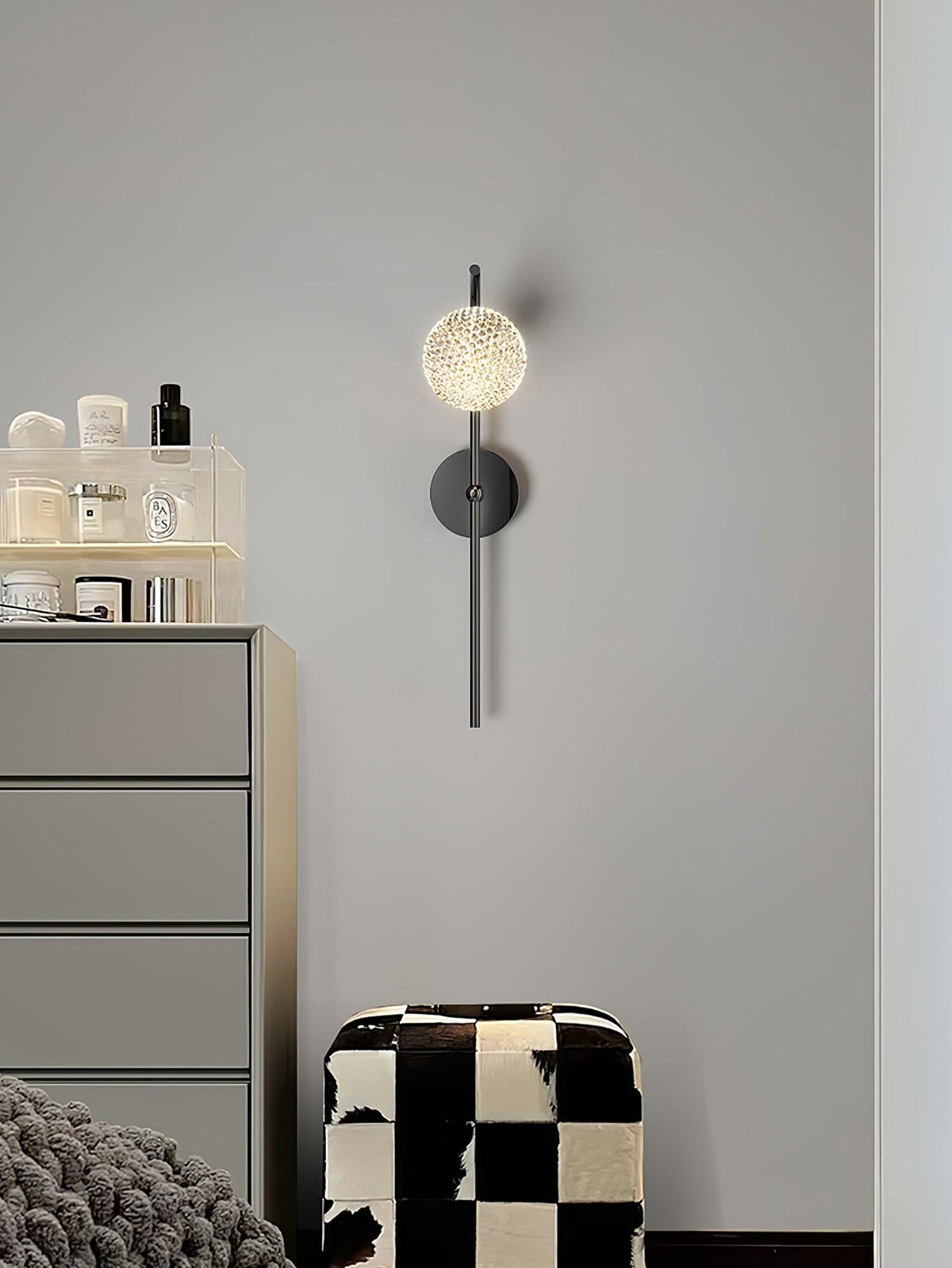 Urineth Premium Nordic Art Crystal Wall Lamp