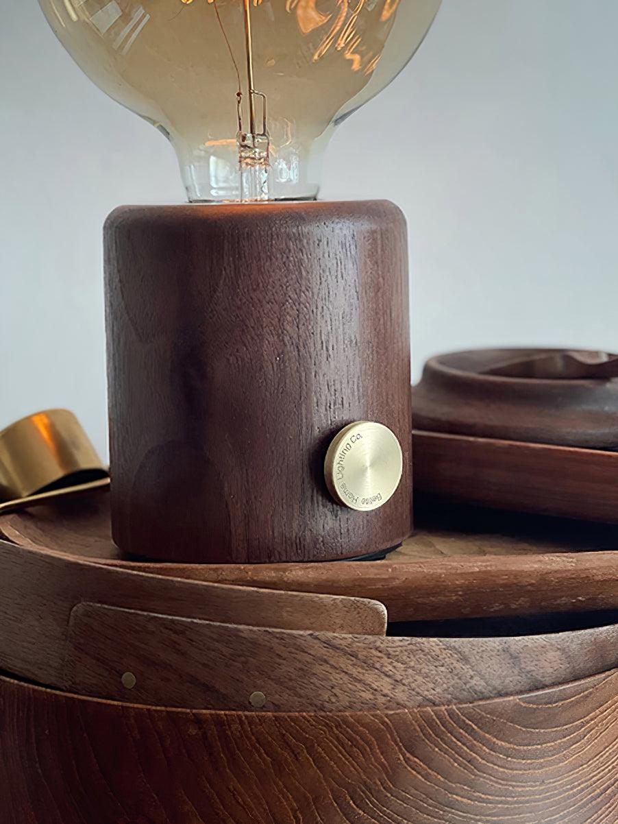 Altheil Retro Wooden Table Lamp