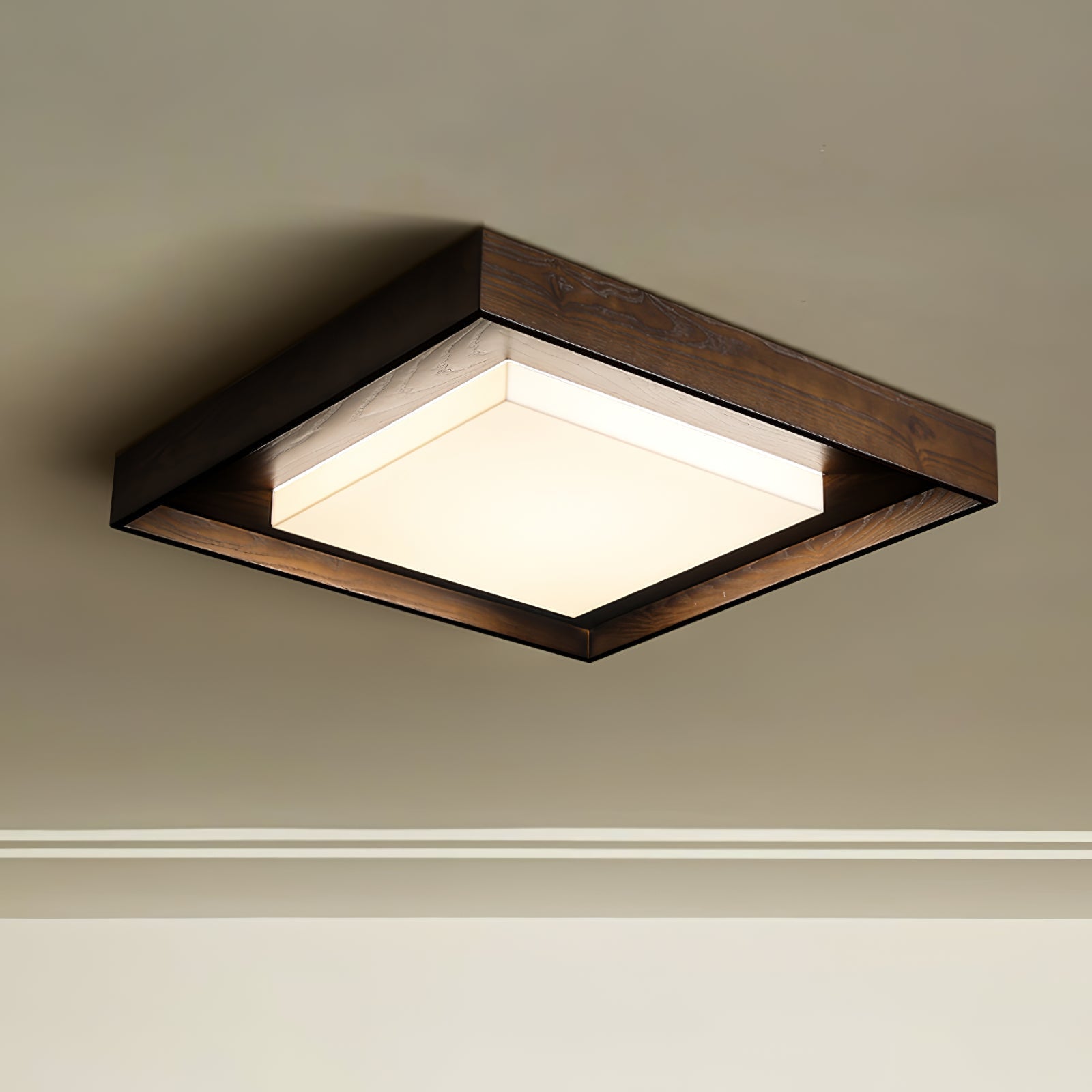 Auro Rustic Wood Ceiling Light