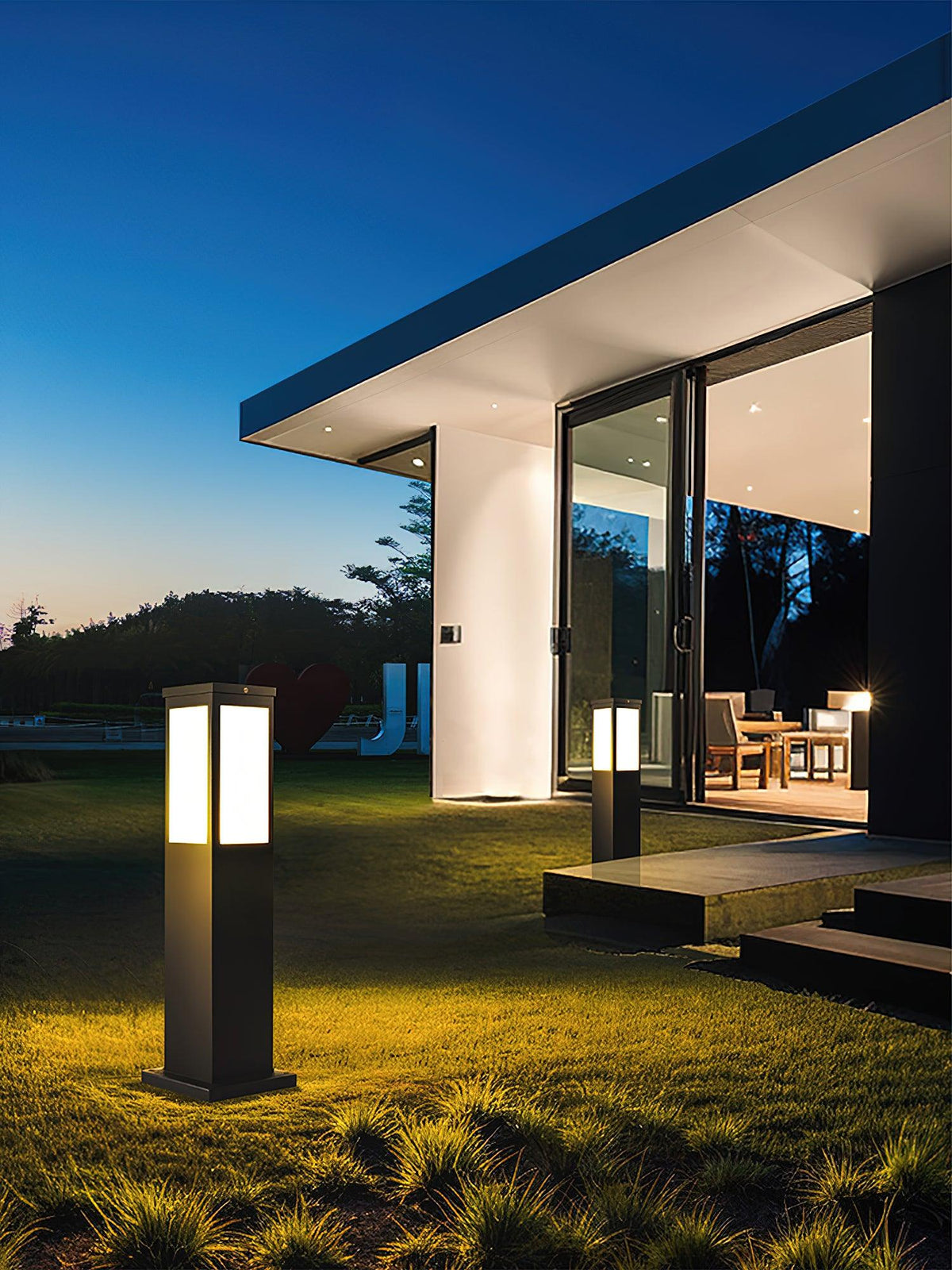 Aspren Bollard Solar Outdoor Light