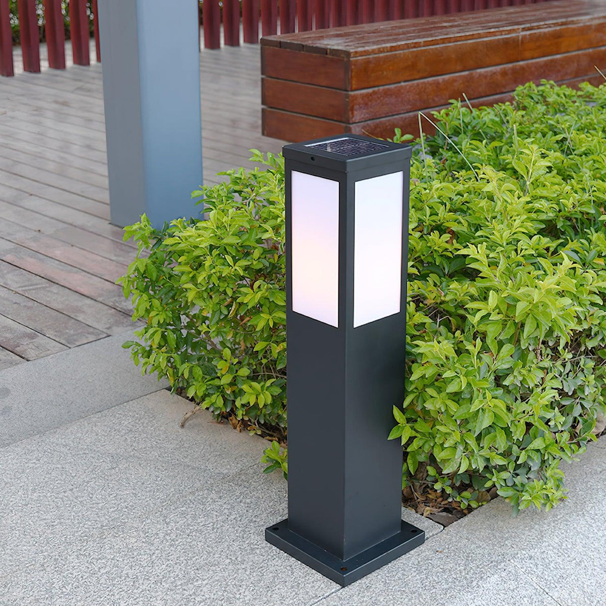 Aspren Bollard Solar Outdoor Light