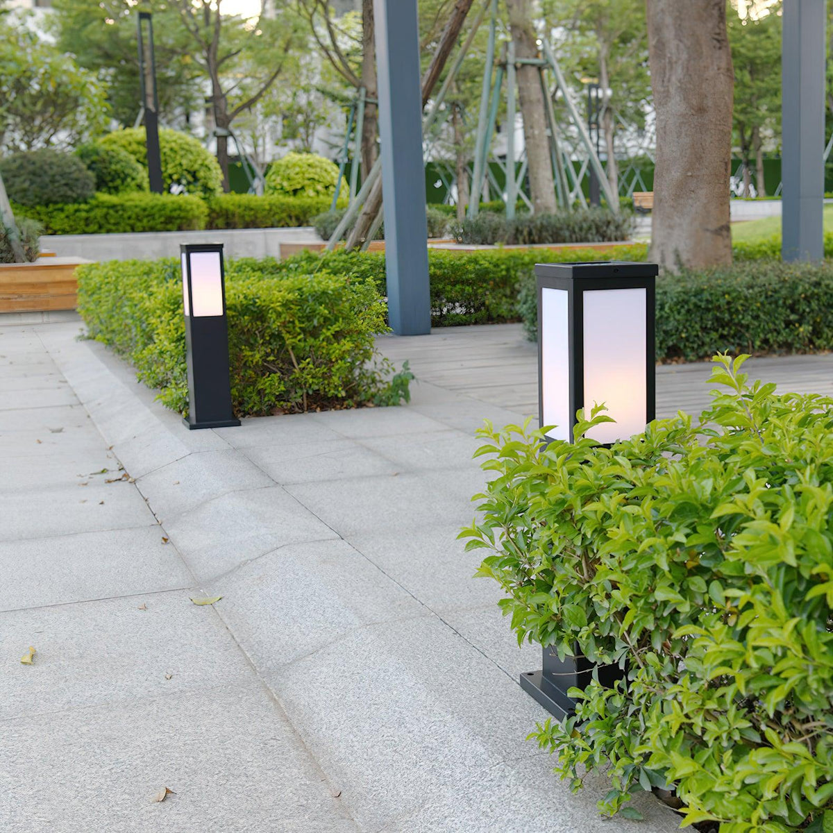 Aspren Bollard Solar Outdoor Light