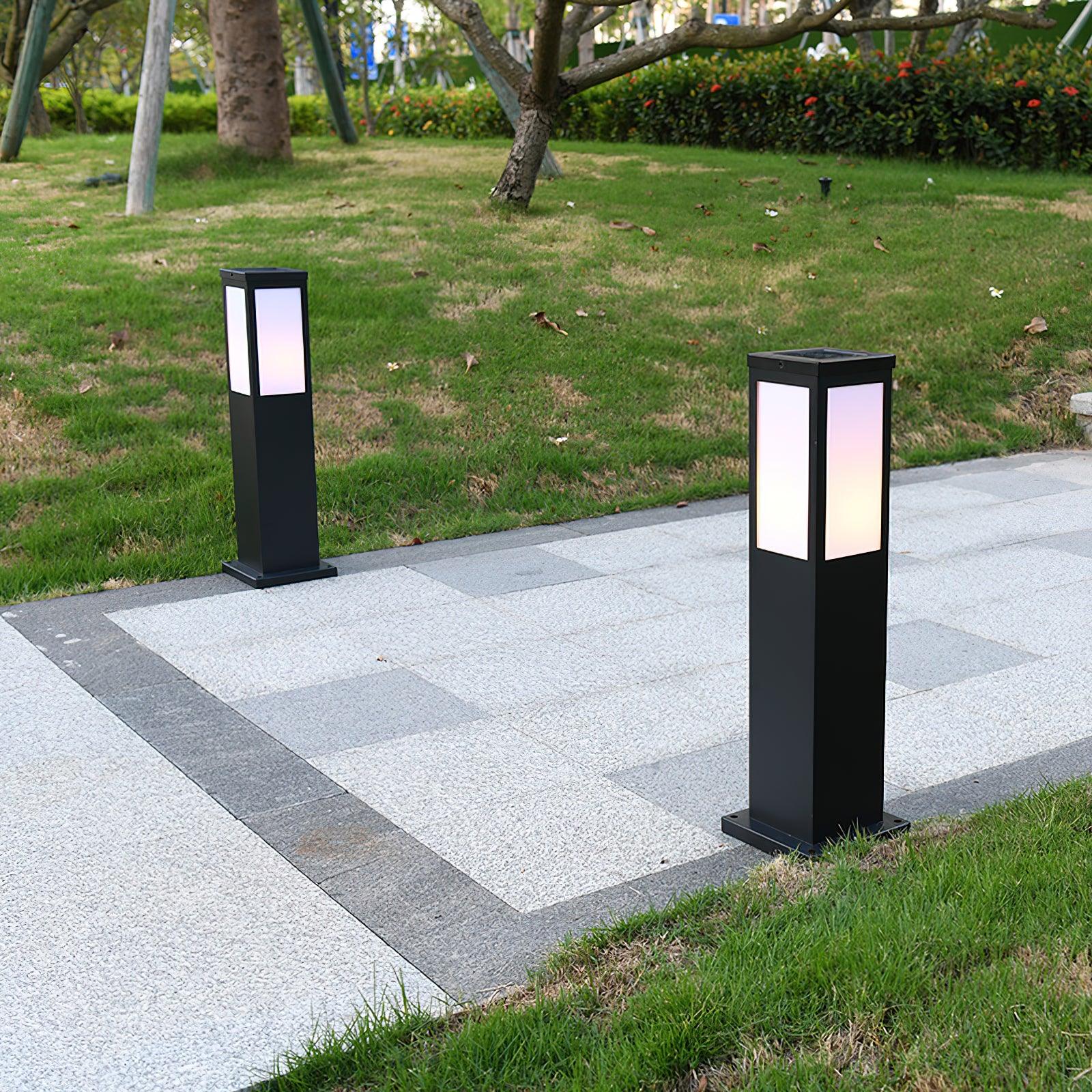 Aspren Bollard Solar Outdoor Light