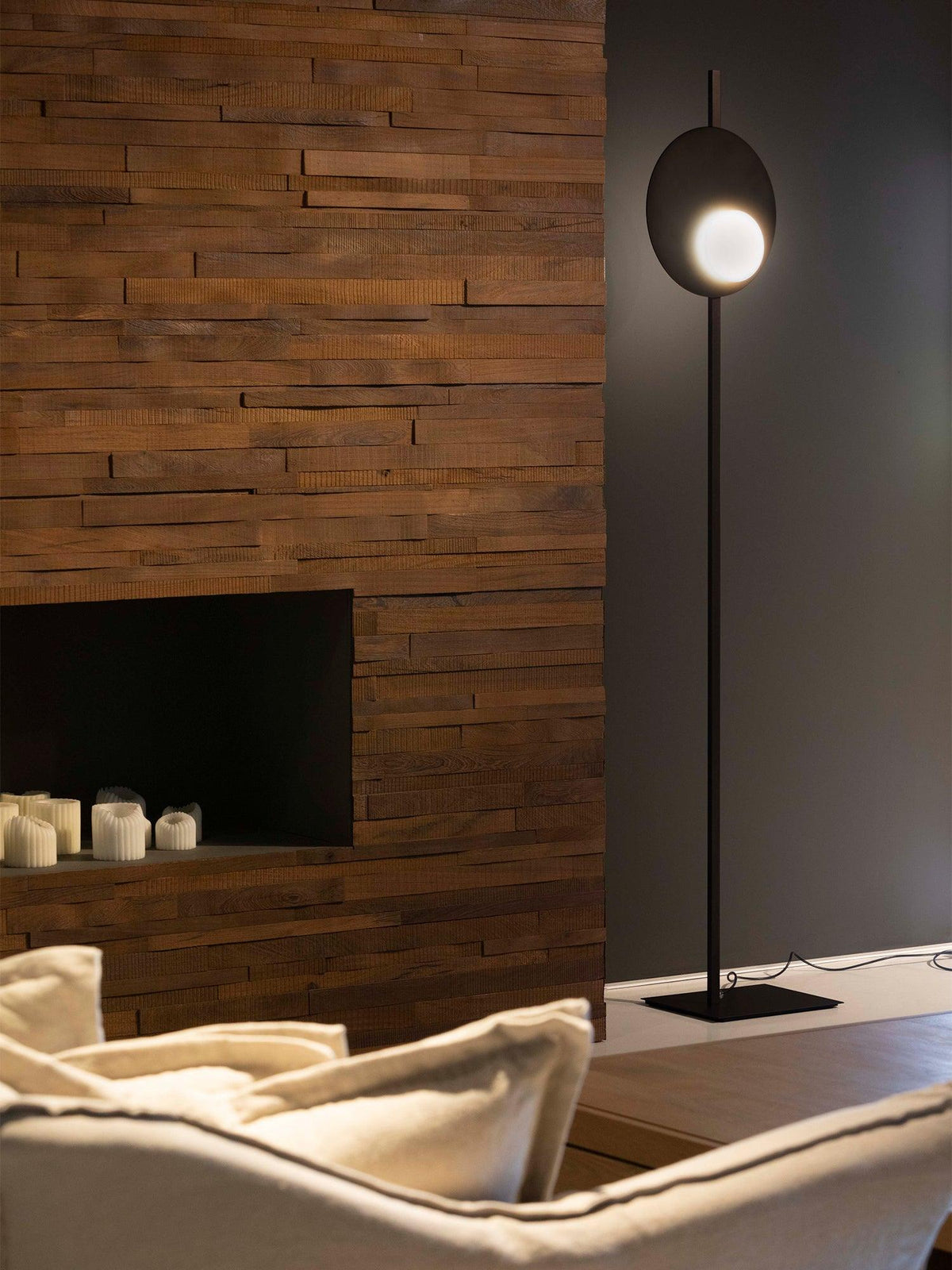 Vibe Minimalist Glass Floor Lamp