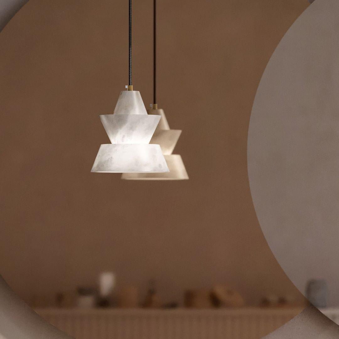 Evo Alabaster  Pendant Light
