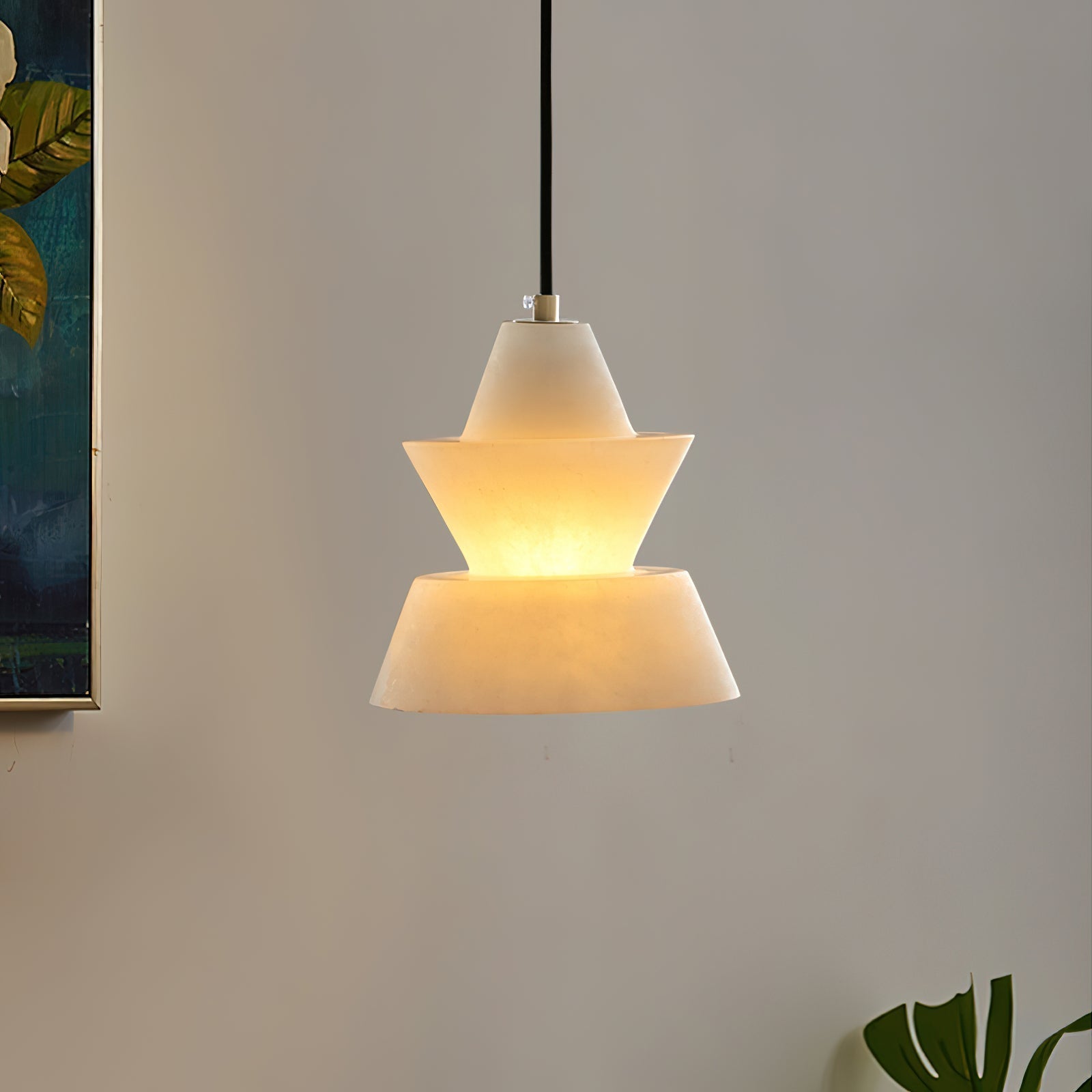 Evo Alabaster  Pendant Light