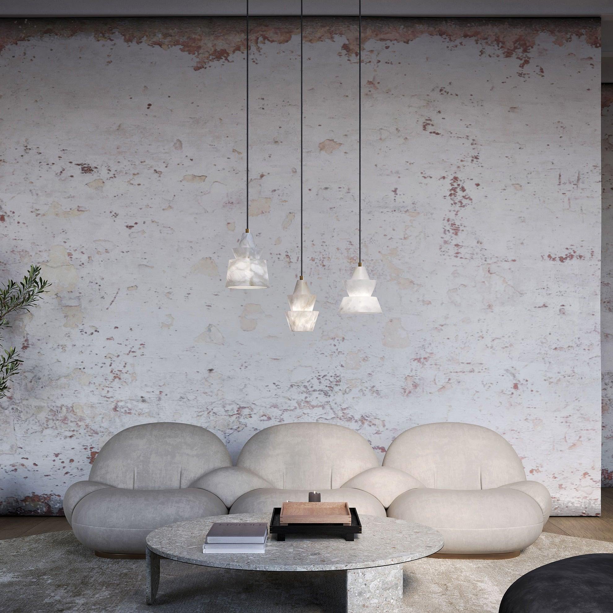 Evo Alabaster  Pendant Light