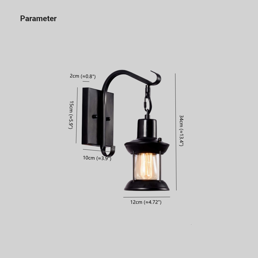 Etra Industrial Style Indoor Retro Wall Lamp - Neutral Decor