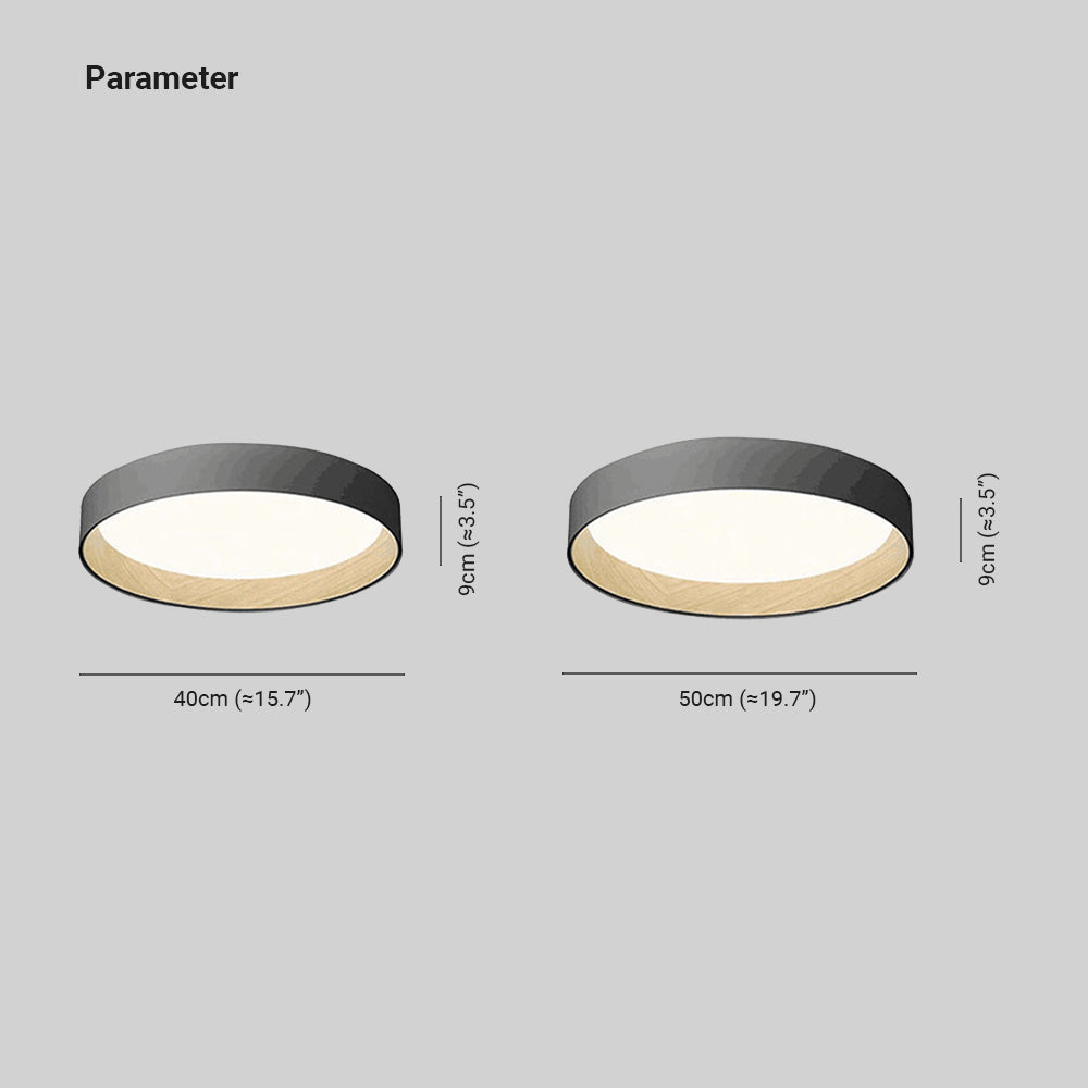Arisha Modern Round Flush Mount Ceiling Light - Neutral Decor