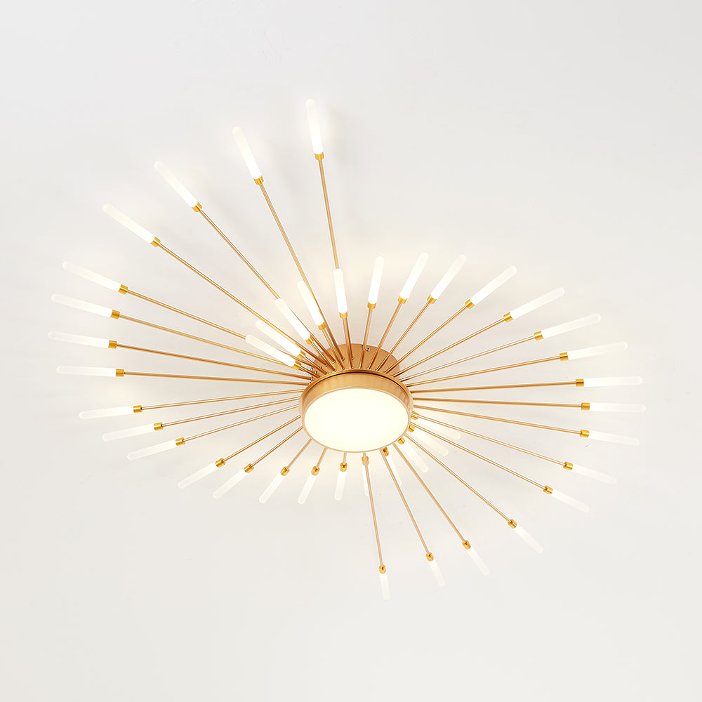 Arisha Modern Home Decoration Fireworks LED Ceiling Light - Neutral Decor