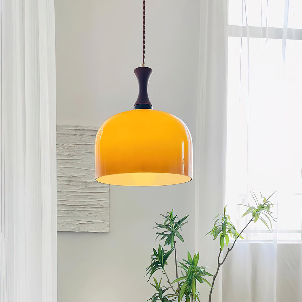 Pivon Plug-In Glass Pendant Lamp - Neutral Decor