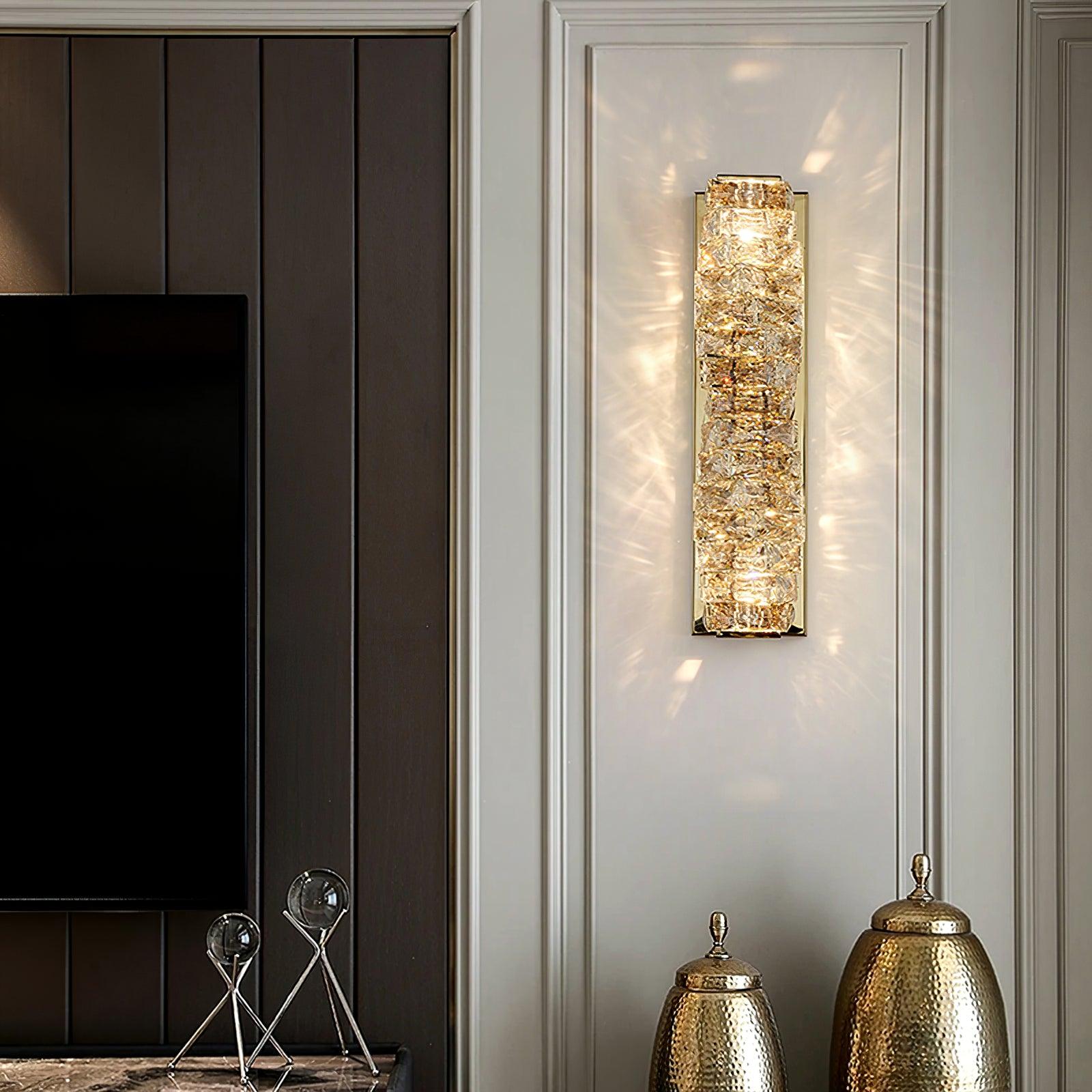 Ilvelia Postmodern Luxury Crystal Wall Light