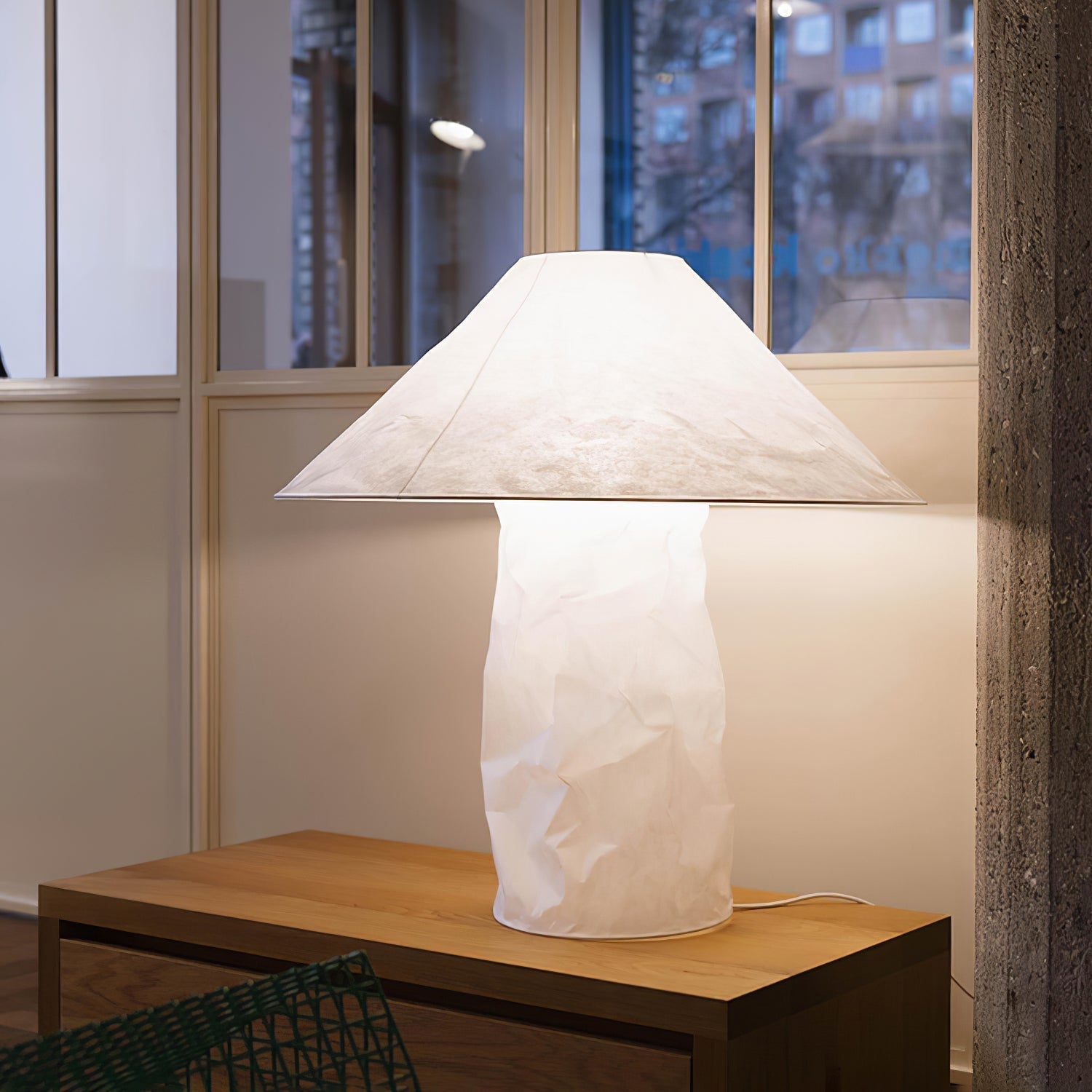 Aerius Paper Artistic Table Lamp - Neutral Decor