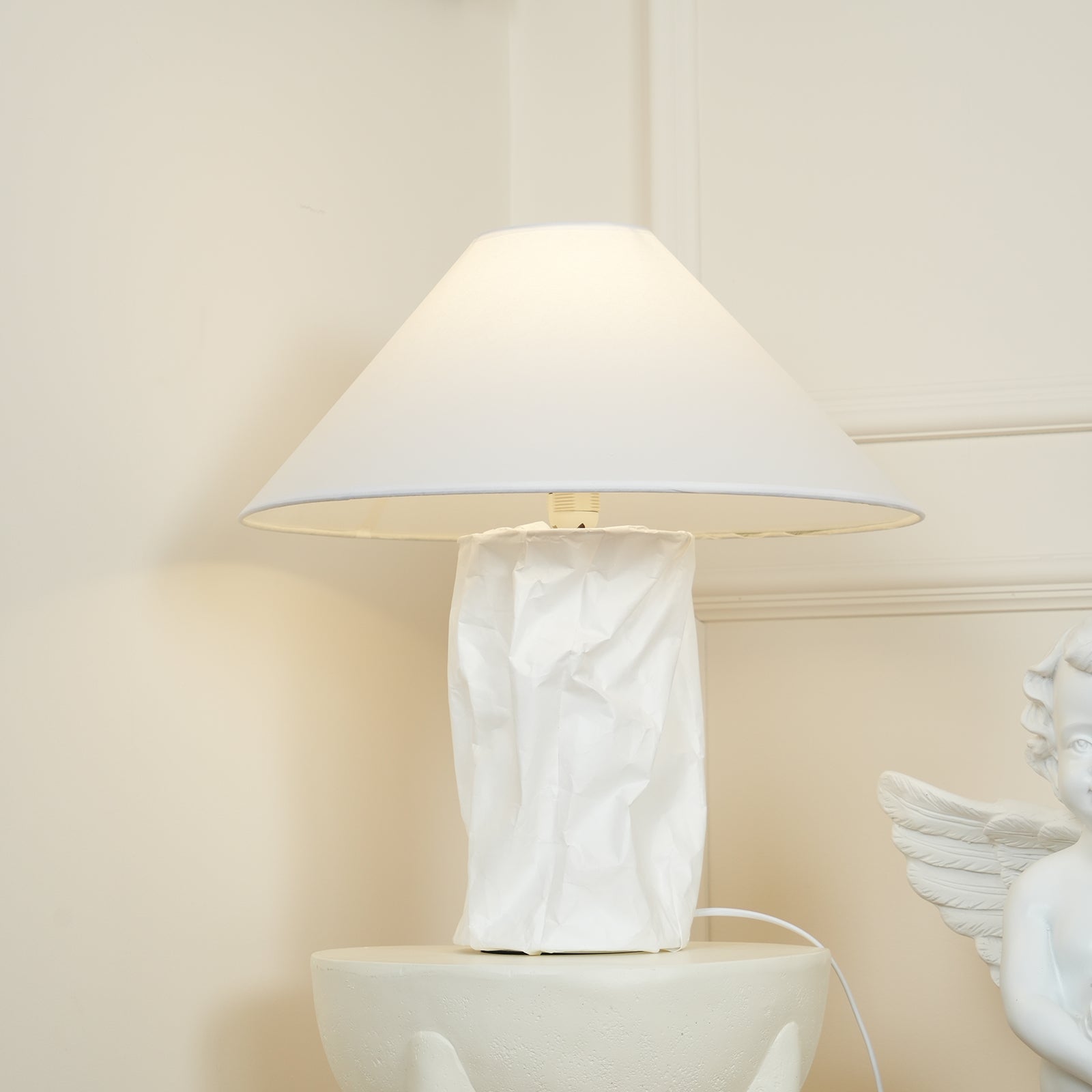 Aerius Paper Artistic Table Lamp - Neutral Decor