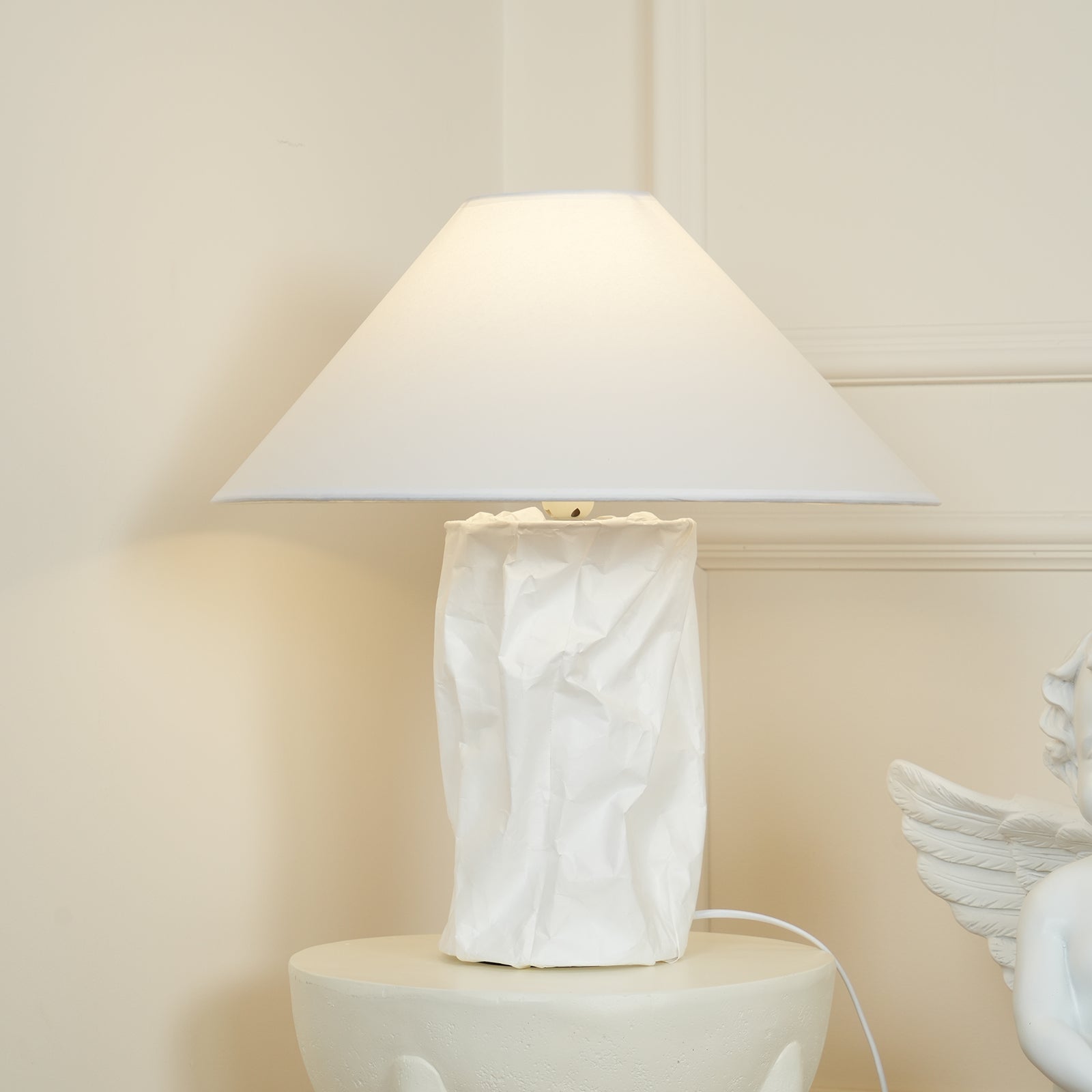Aerius Paper Artistic Table Lamp - Neutral Decor