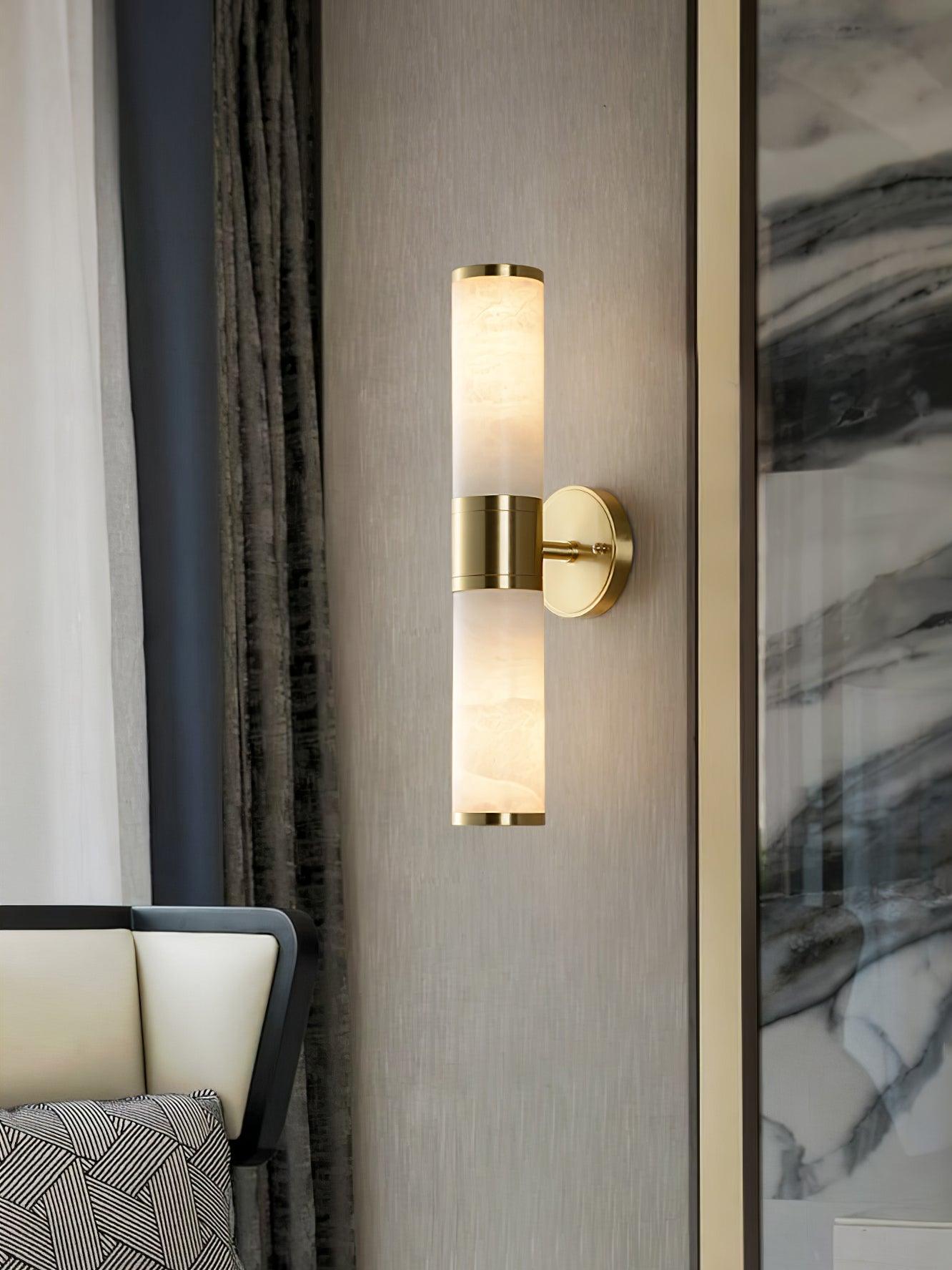 Tira Minimalist Alabaster Wall Lamp