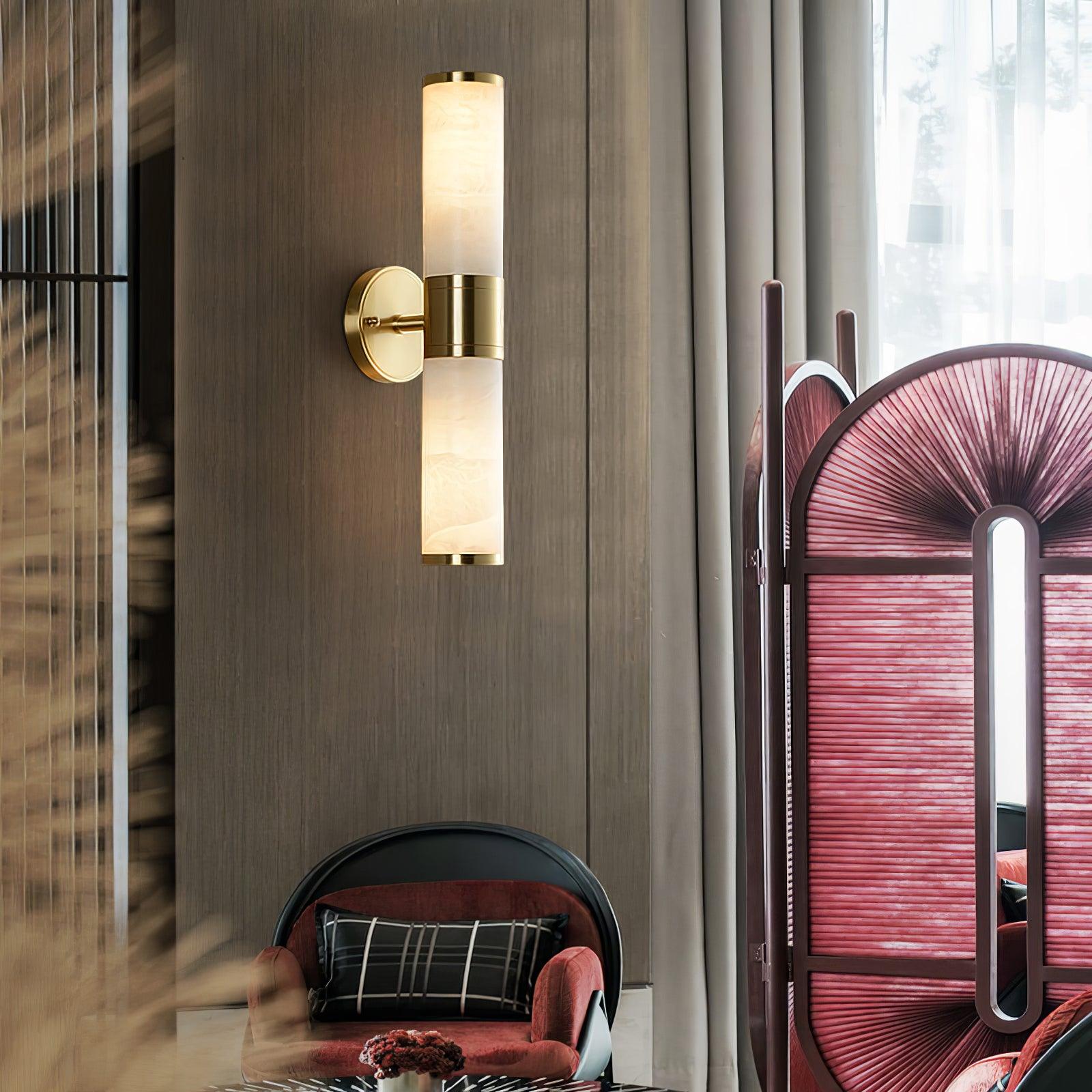 Tira Minimalist Alabaster Wall Lamp