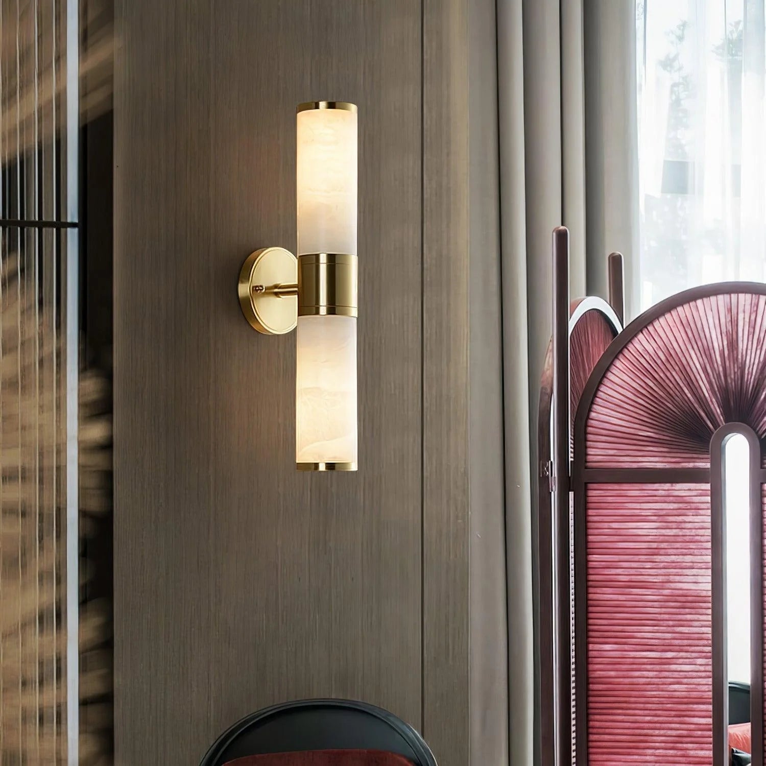 Tira Minimalist Alabaster Wall Lamp