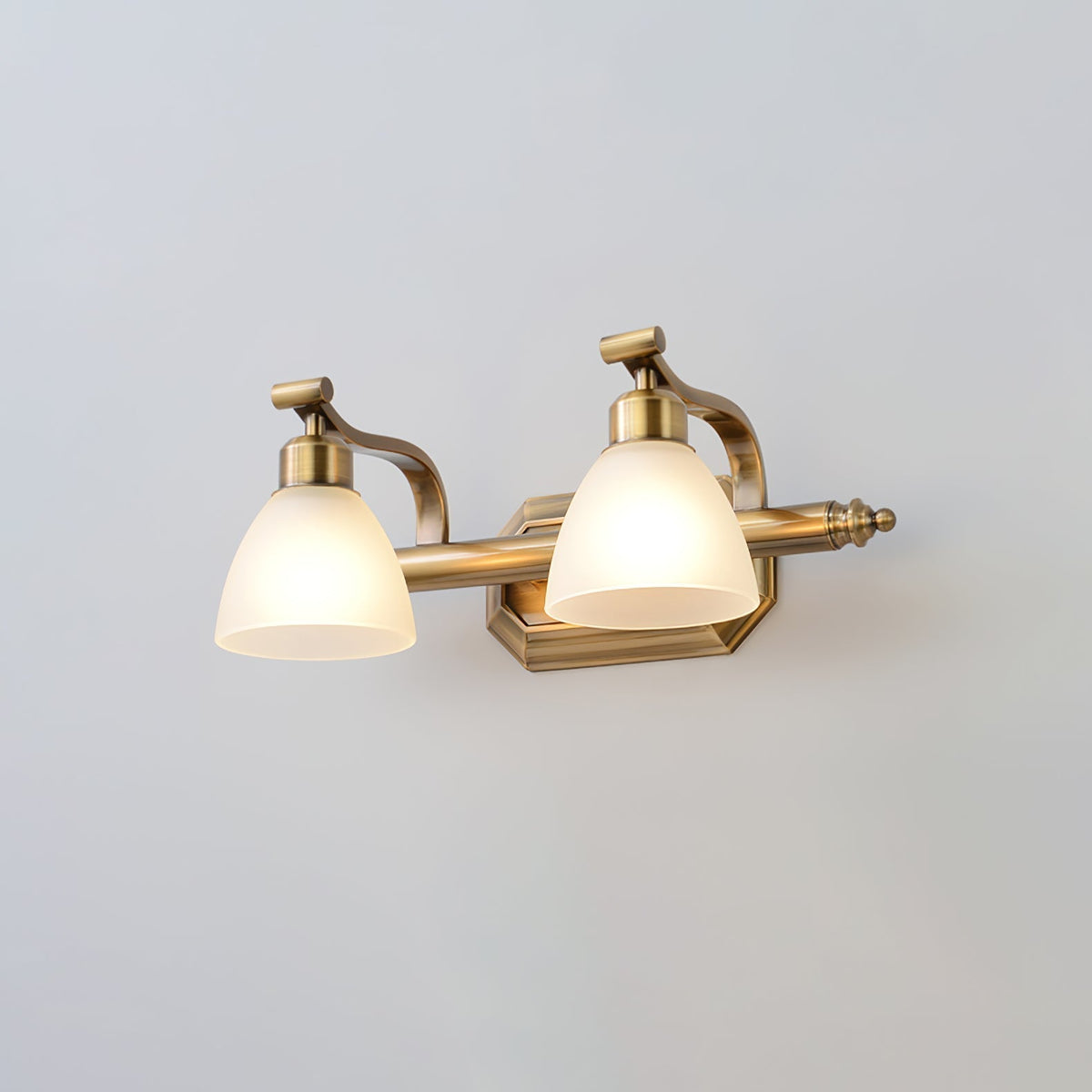 Colaeus Classic Art Bath Glass Wall Light