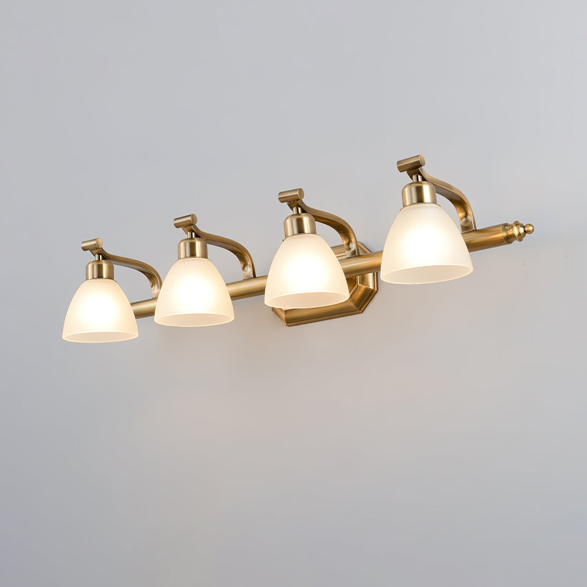 Colaeus Classic Art Bath Glass Wall Light
