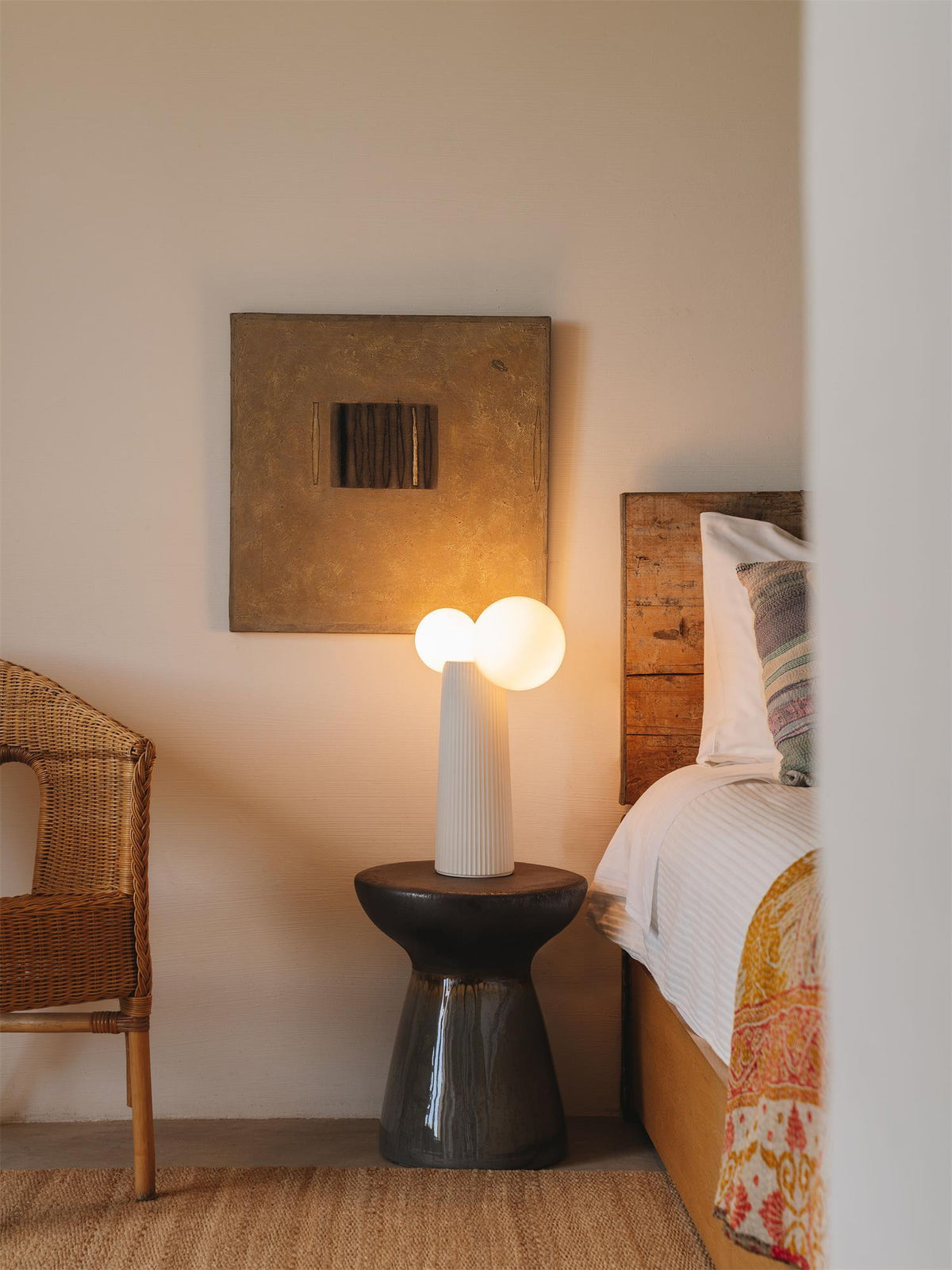 Zenithre Resin Plastic Table Lamp