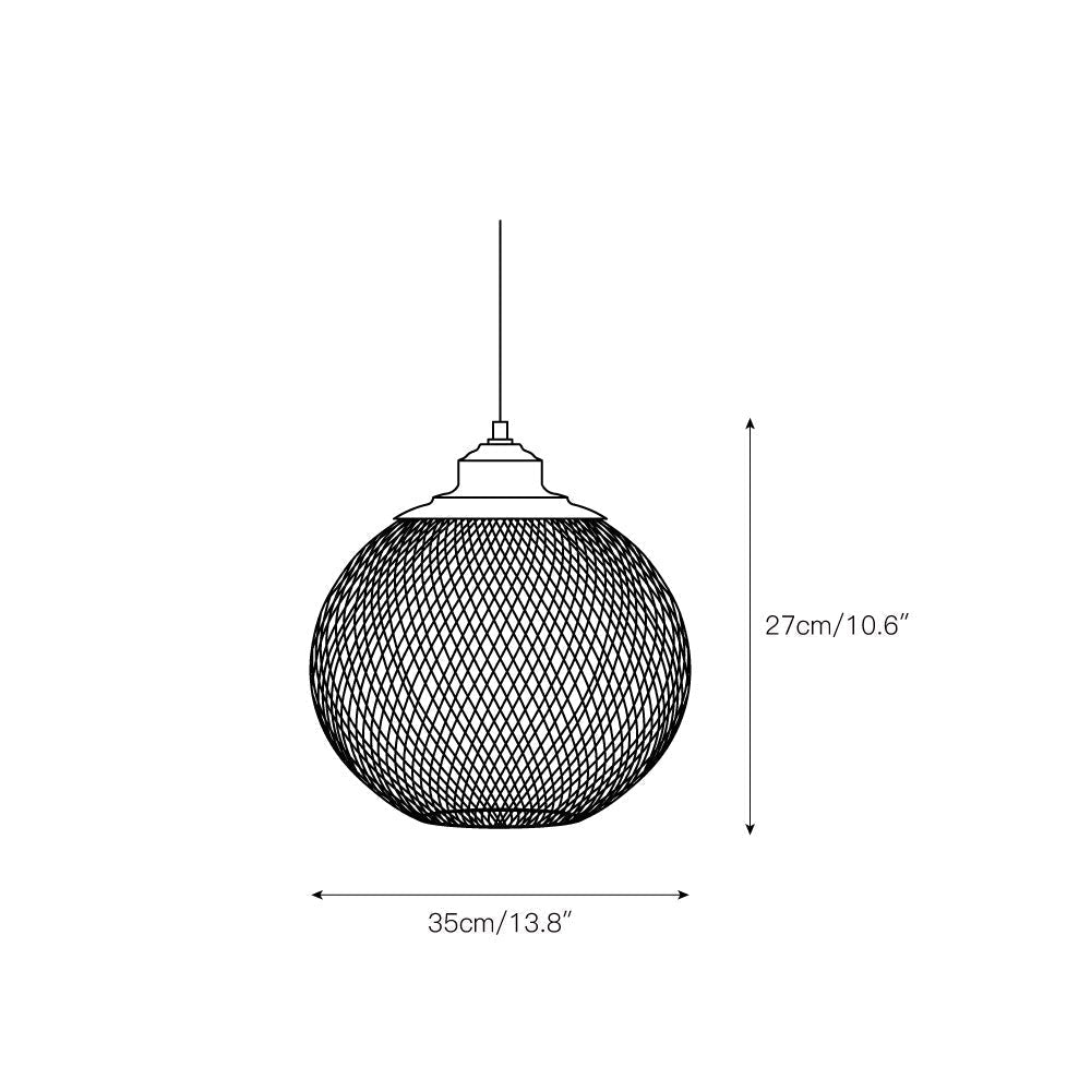 Aursorir Modern Minimalist Mesh Pendant Lamp - Neutral Decor