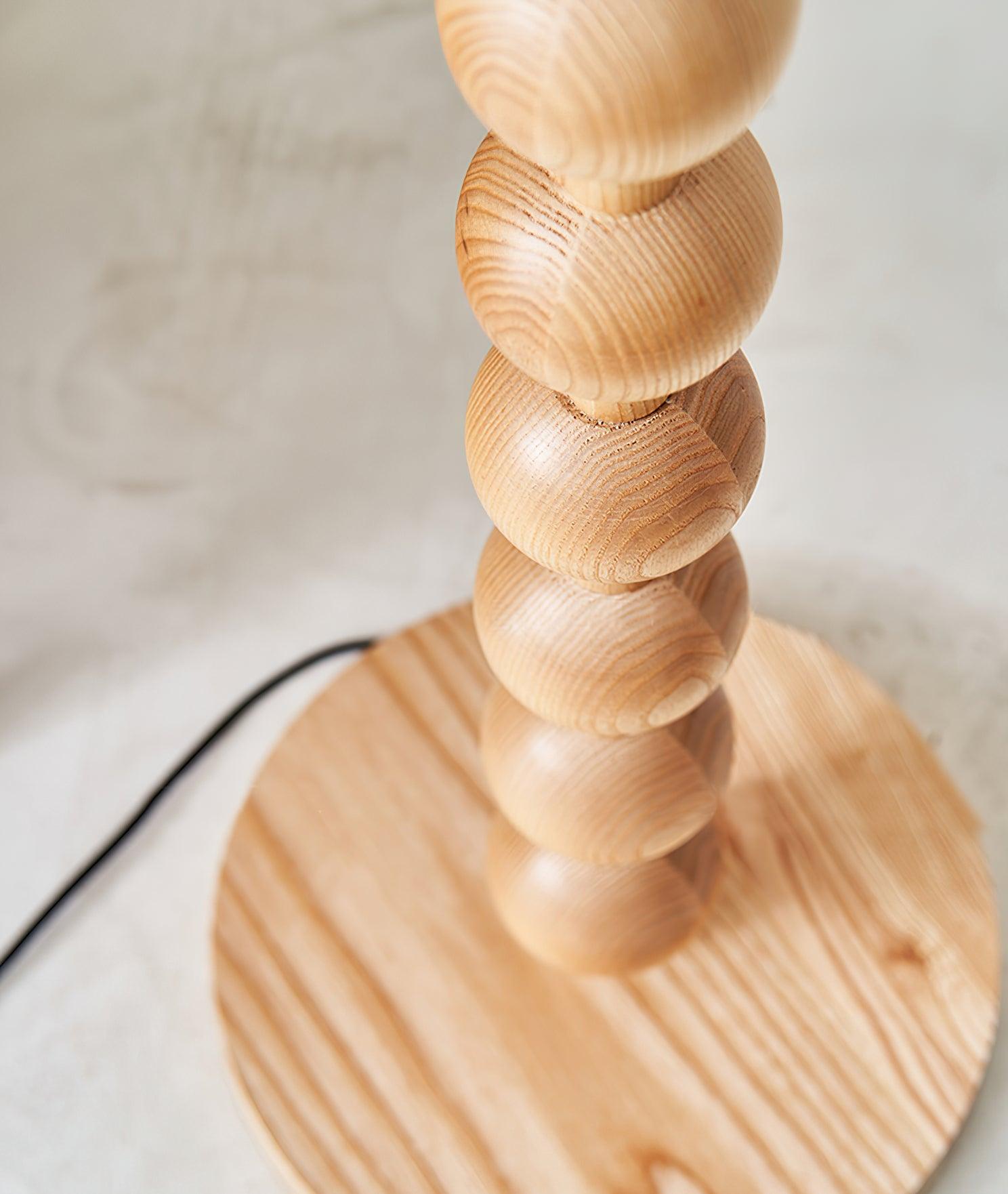 Lyliril Retro Wood Floor Lamp