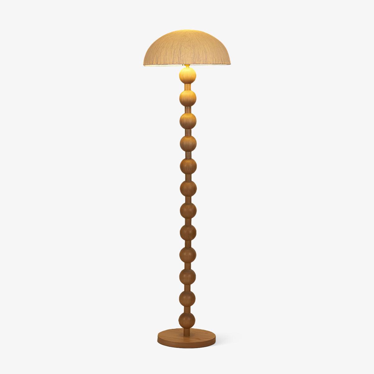Lyliril Retro Wood Floor Lamp