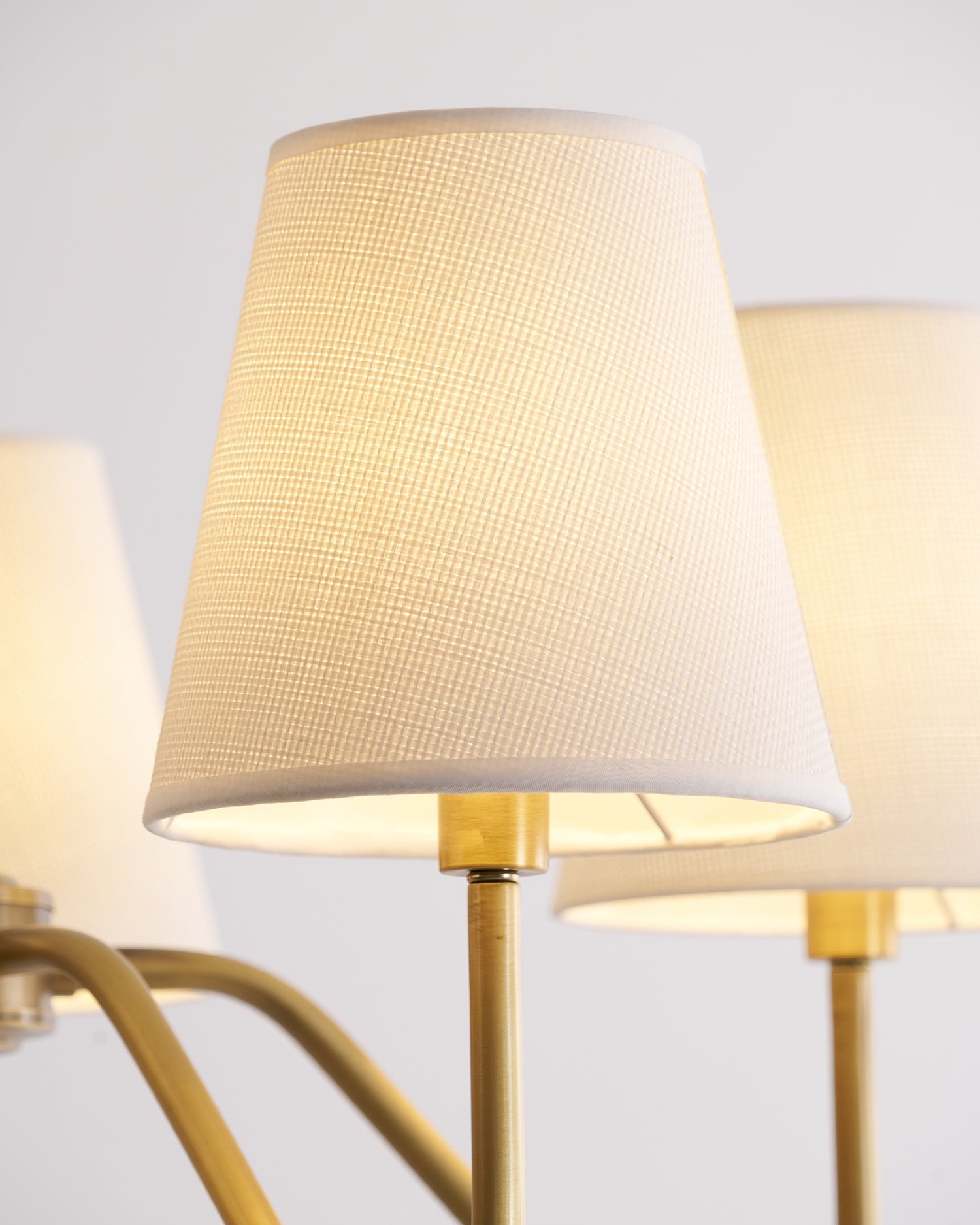 Lassen Chandelier Curved Arms - Neutral Decor