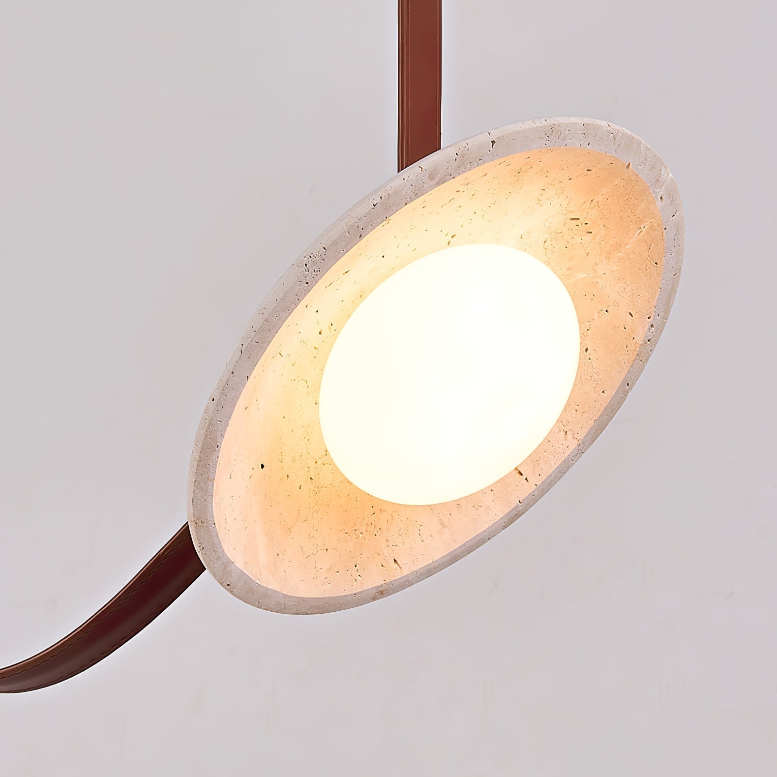 Ulsoryra Organic Travertine Pendant Light Cluster