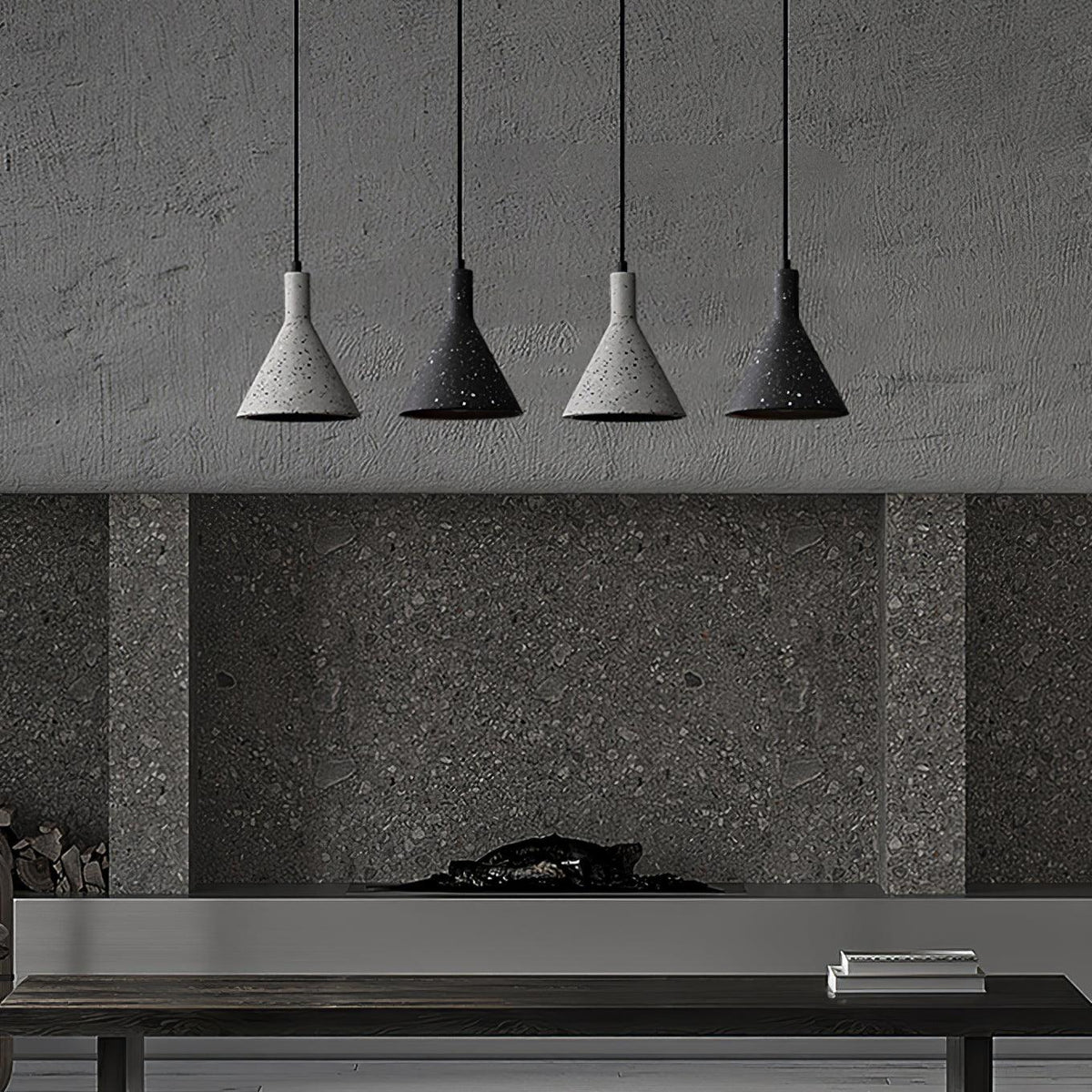Marisaya Minimalist Concrete Pendant Light