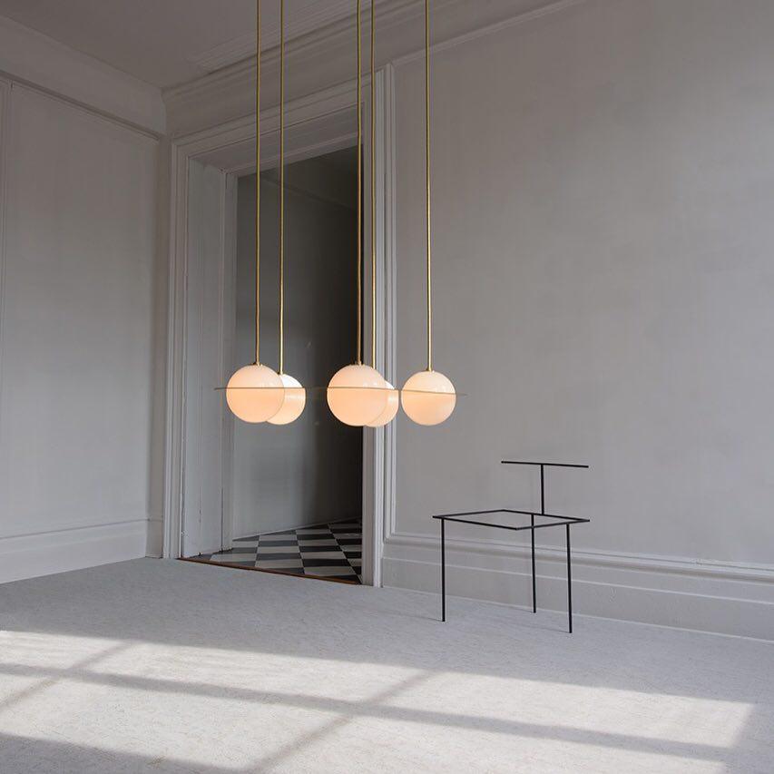 Theo Black Glass Pendant Lamp